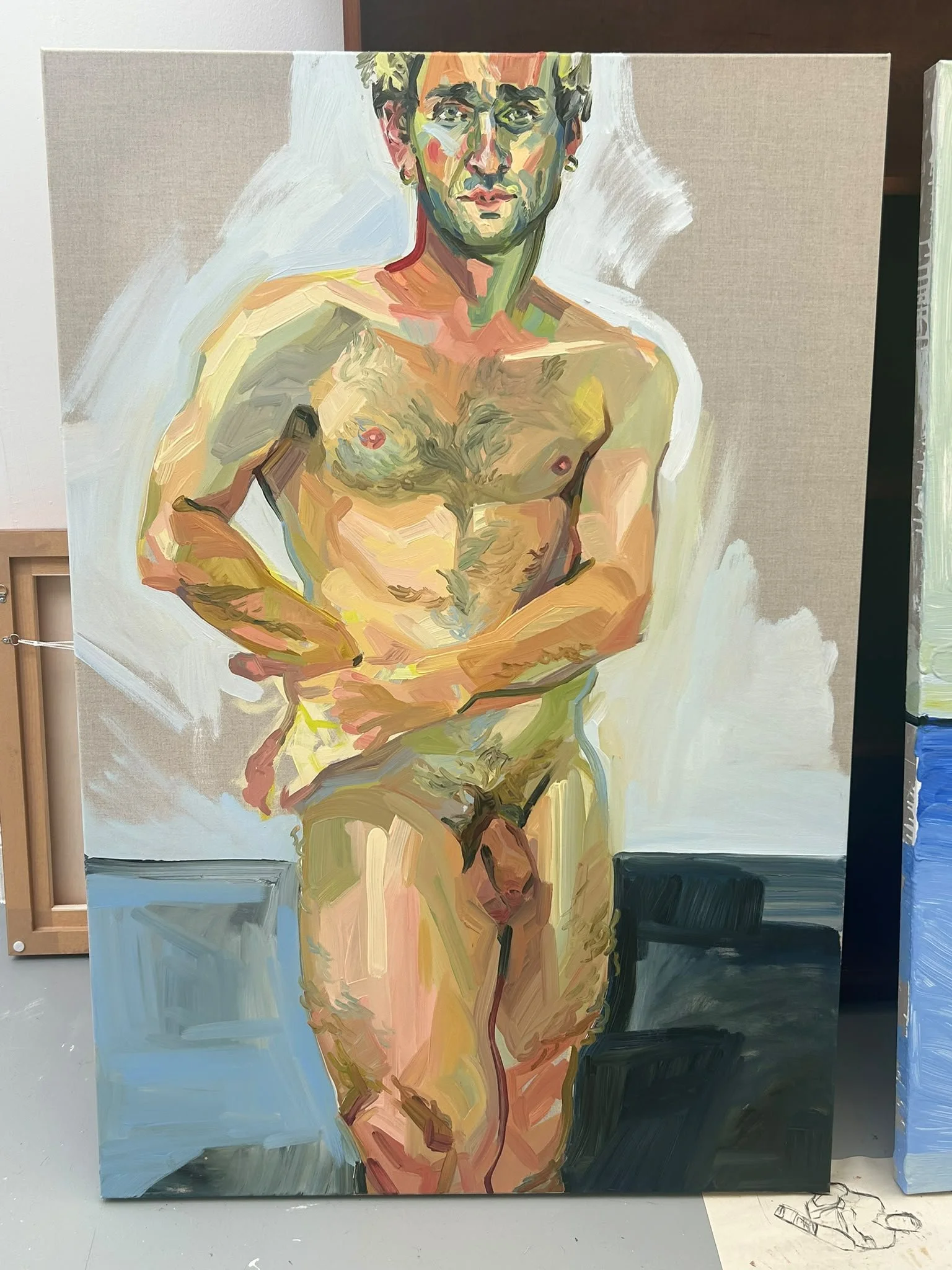  Dancer I  
Oil on linen 
85 x 125 cm 
£ [PRICE] ex. VAT 
 