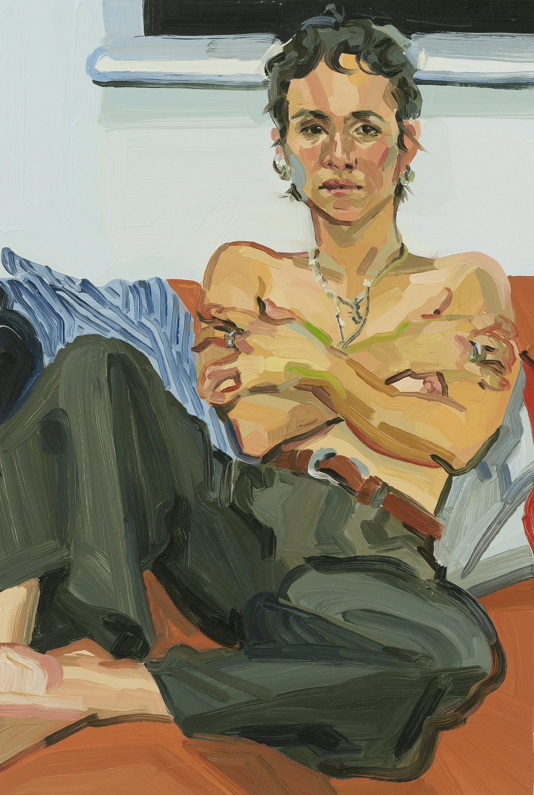  Zoe, the Sculptor  
Oil on wooden panel 
51 x 76 cm 
£4,000 
 