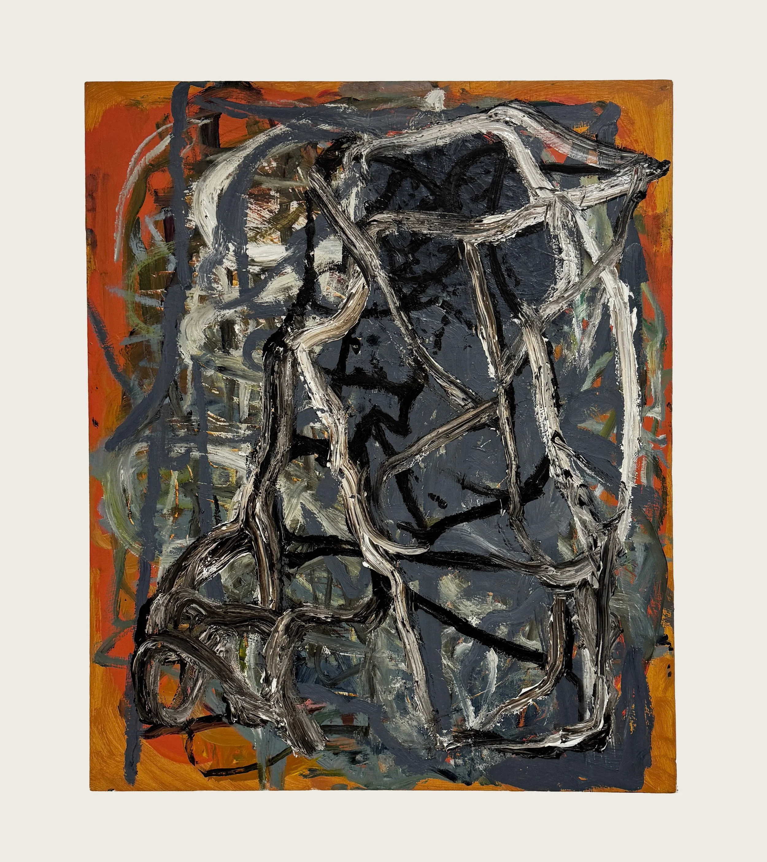  Squeaker, 2025  
Oil on linen 
106 × 85 cm 
£ 6,400.00 ex. VAT 
 
