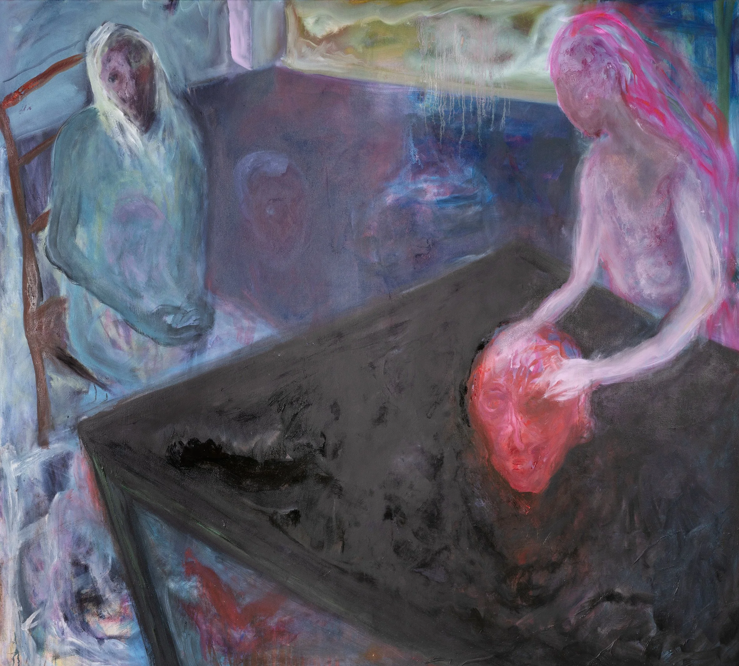  Anderson Asteclines  
 I Think There's Something Wrong With Mum , 2026 
Oil on canvas 
155 × 170 cm 
£ 
 