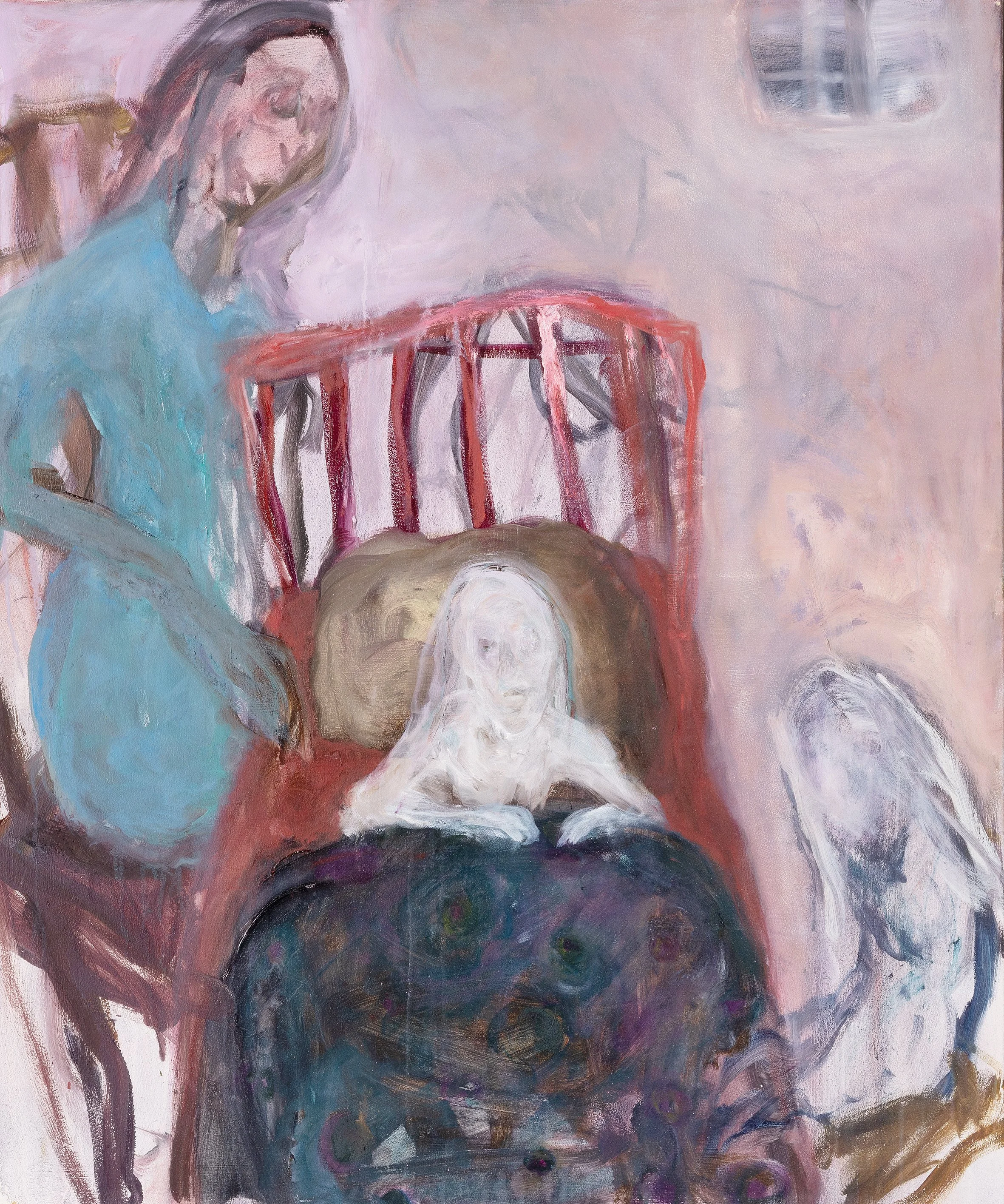  Anderson Asteclines  
 Safe and Sound , 2026 
Oil on canvas 
120.5 × 100 cm 
£ 
 