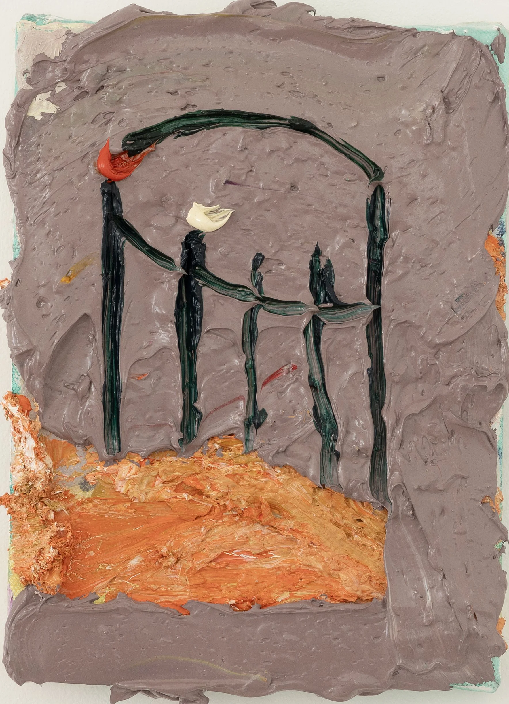  Olivia Guillot  
 Ring Feeder , 2026 
Oil on canvas 
20 × 15 cm 
£ 
 