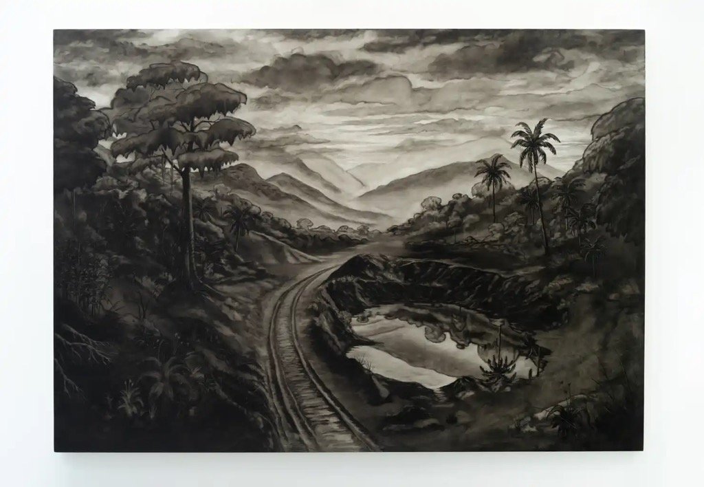  On Track  
Oil on canvas 
213 × 153 cm 
£15,500 
 