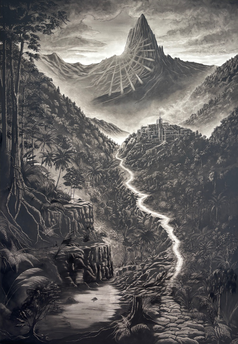  Castle in the Sky  
Oil on canvas 
200 × 140 cm 
£14,000 
 