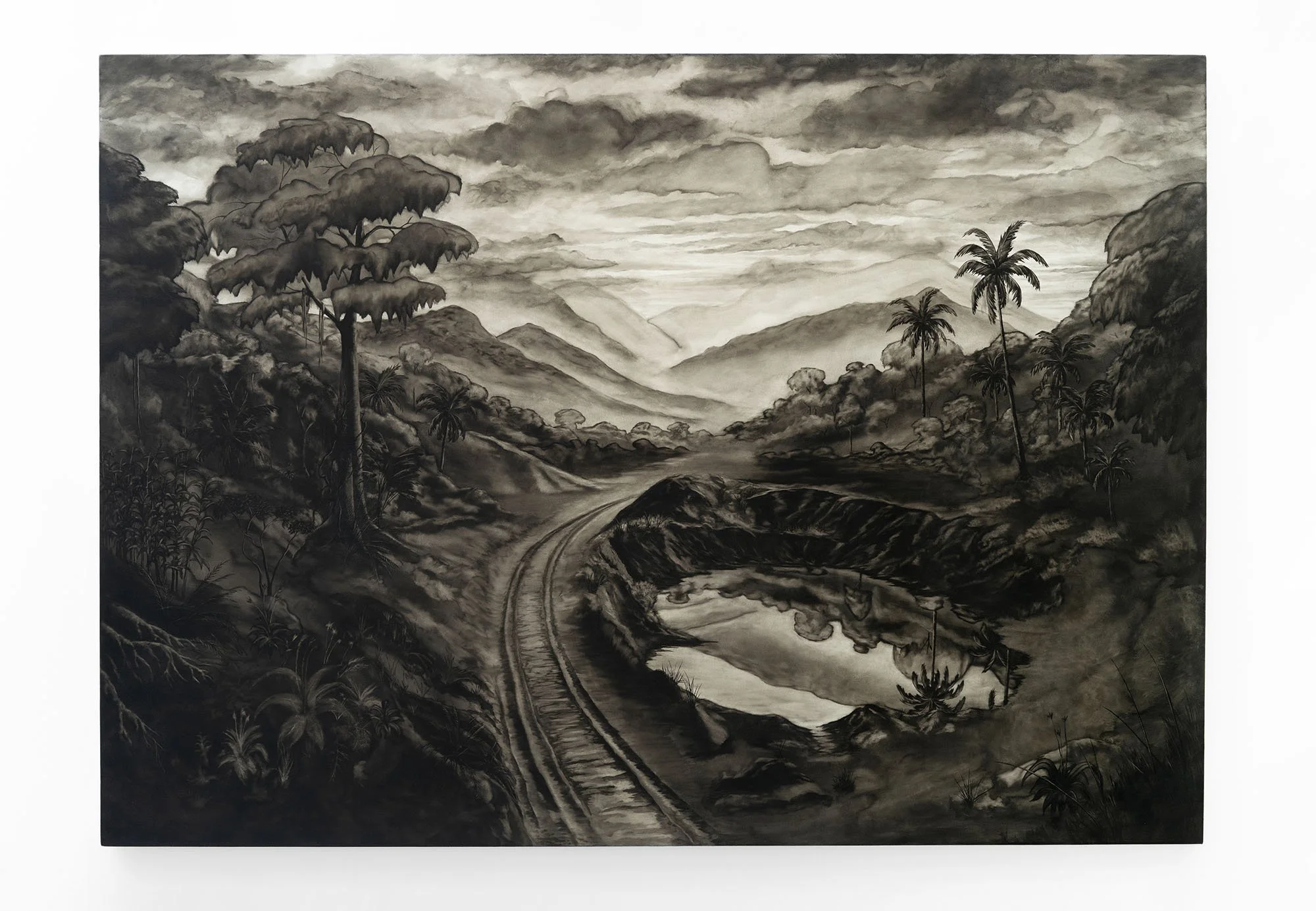  On Track  
Oil on canvas 
213 × 153 cm 
£15,500 
 