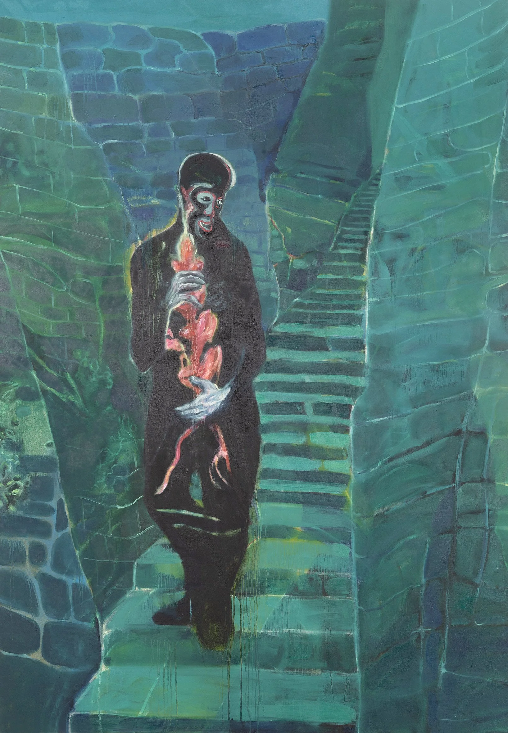  Javed Akhtar  
 Mourning Soul , 2026 
Oil on canvas 
200 × 140 cm 
£ 
 