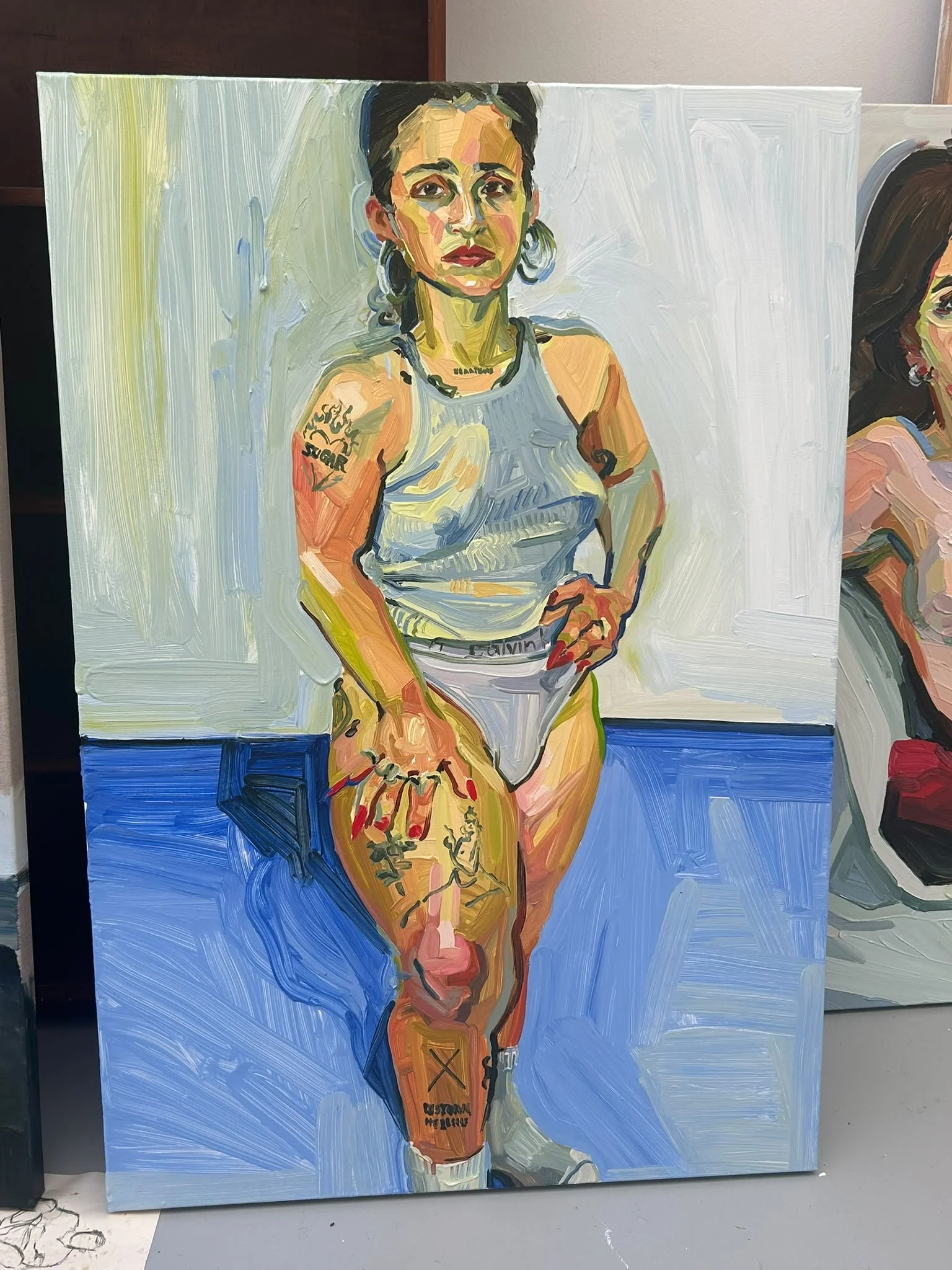  Dancer I I  
Oil on linen 
85 x 125 cm 
£ [PRICE] ex. VAT 
 