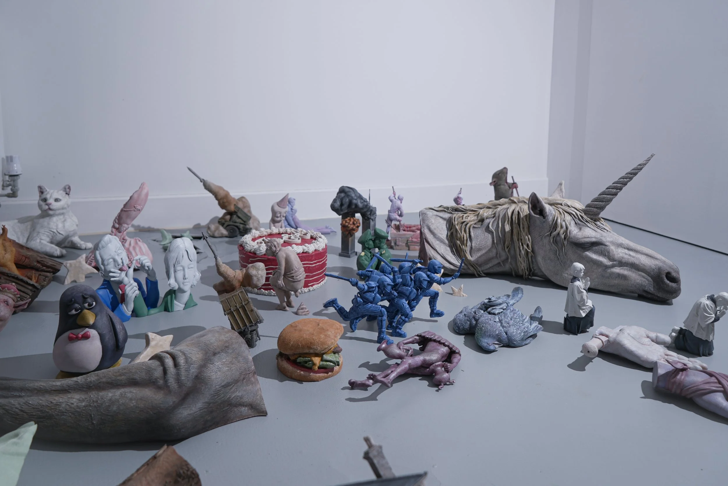 Enrique López Llamas 
 Details from The Tyranny of Small Decisions, 2026  
Acrylic on plastic polymer 
Installation, set of 91 figures, variable dimensions 
Price available upon request 
 