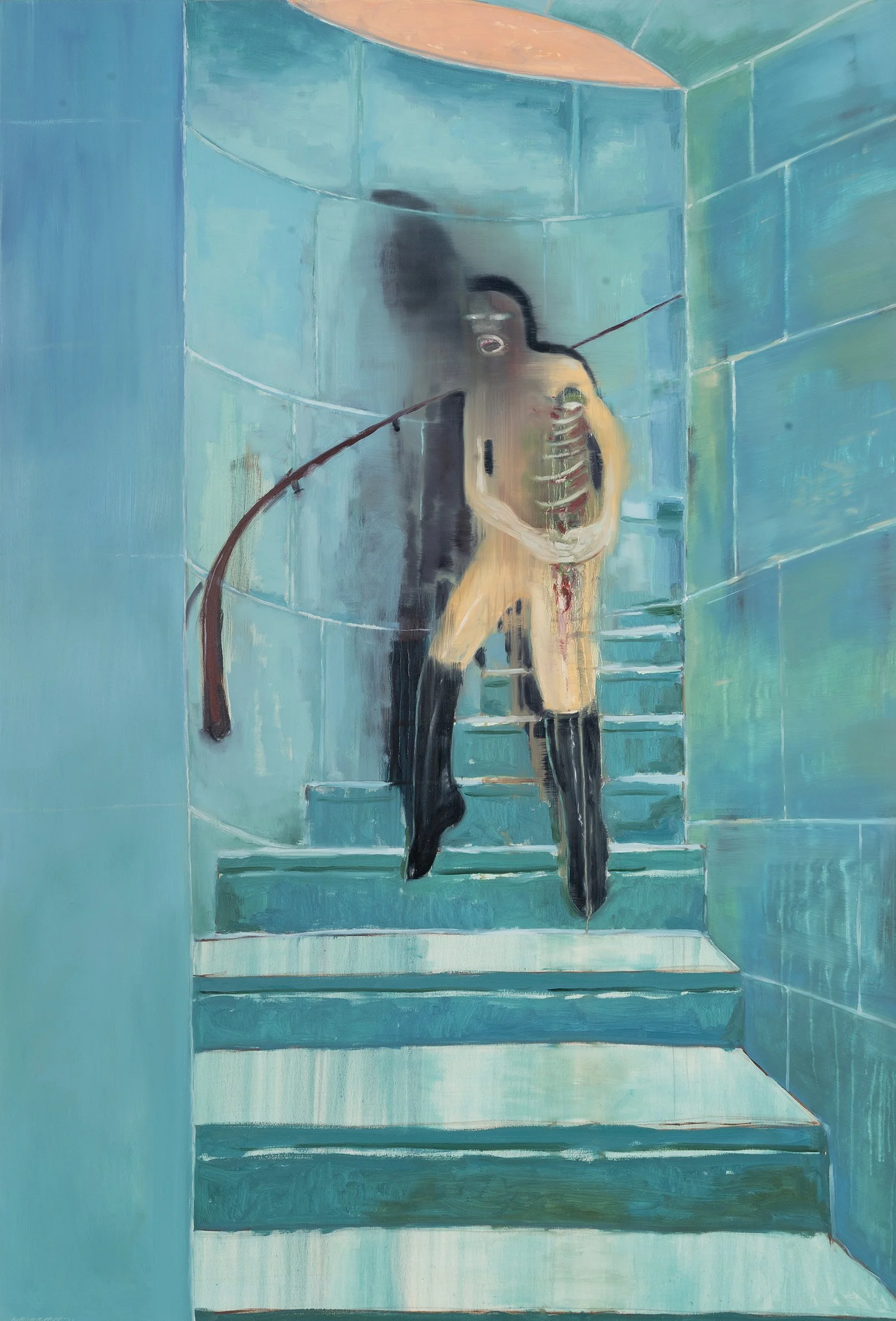 Javed Akhtar  
 Shadows of the Wounds , 2026 
Oil on canvas 
200 × 140 cm 
£ 
 