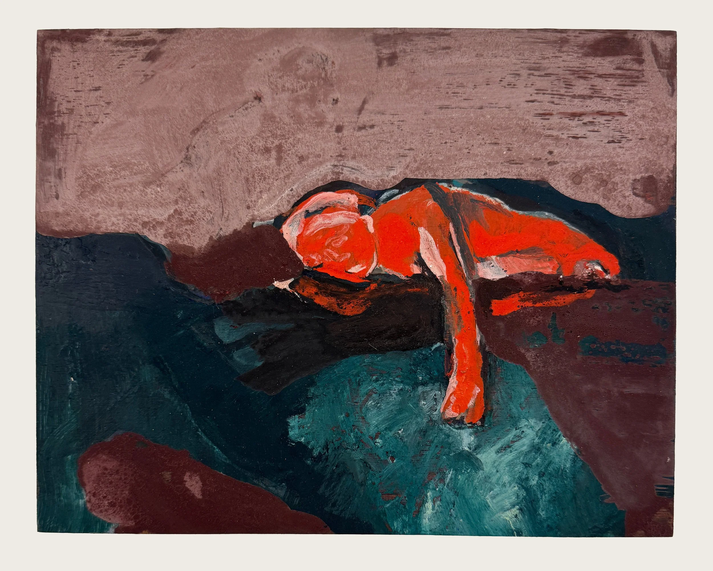  Gabriela Max  
 Forest Rest  
Pigment on board 
£950 
 