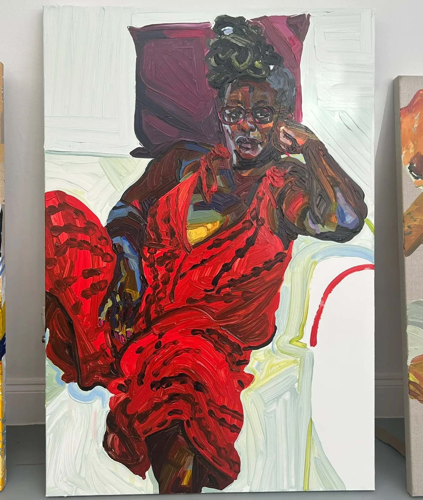  The Doula  
Oil on linen 
85 x 125 cm 
£ [PRICE] ex. VAT 
 