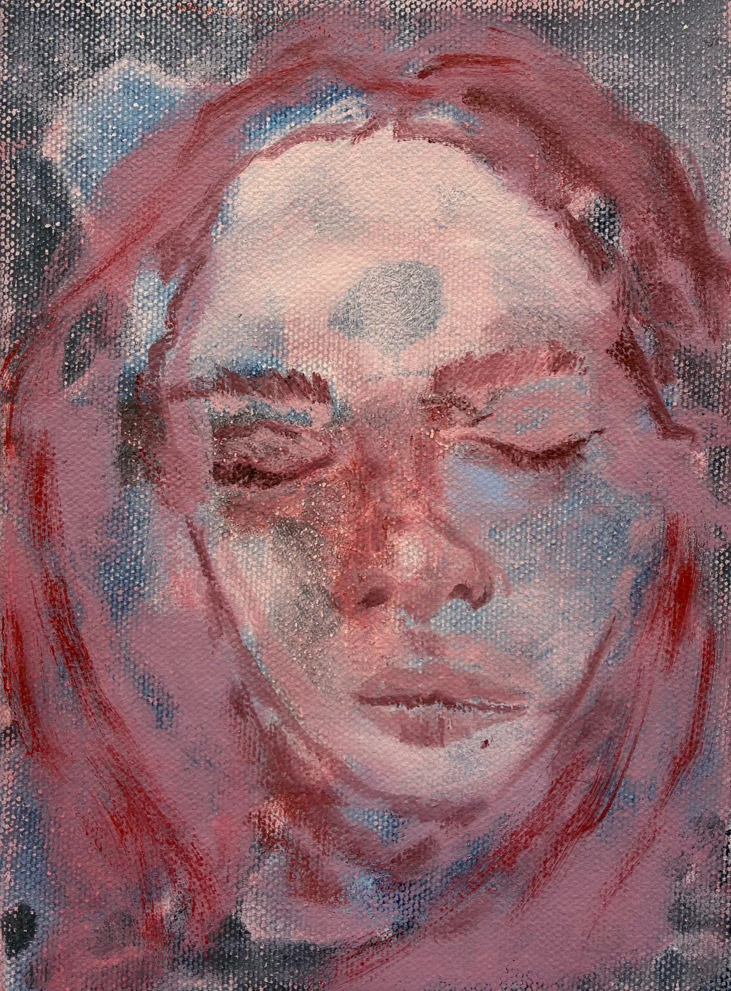  Esme Keenleyside  
 Softly, softly , 2025 
Oil on canvas 
10 × 15m
