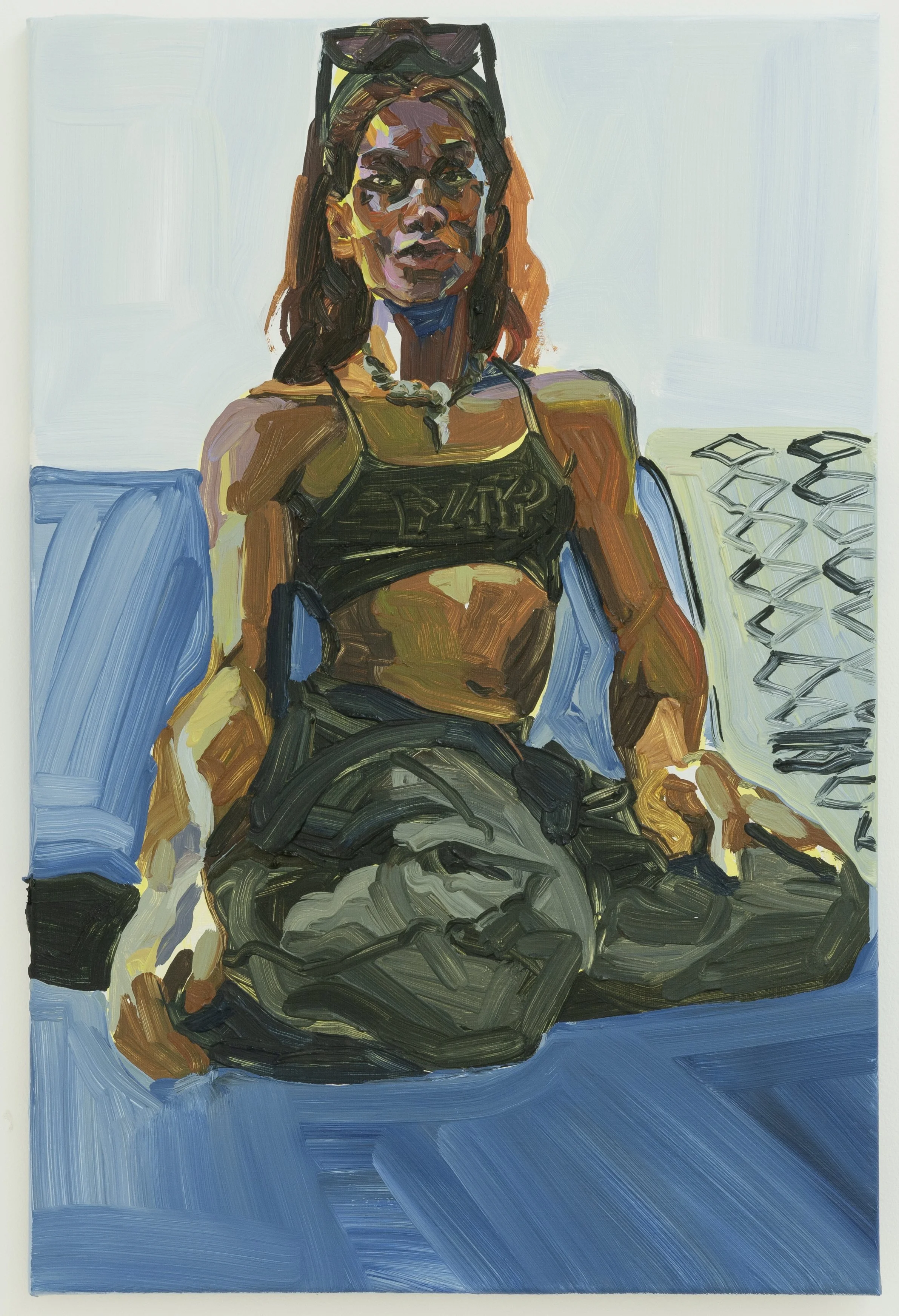  Legendary Founding Mother Tiffany Roots  
Oil on linen 
51 x 76 cm 
£4,000 
 