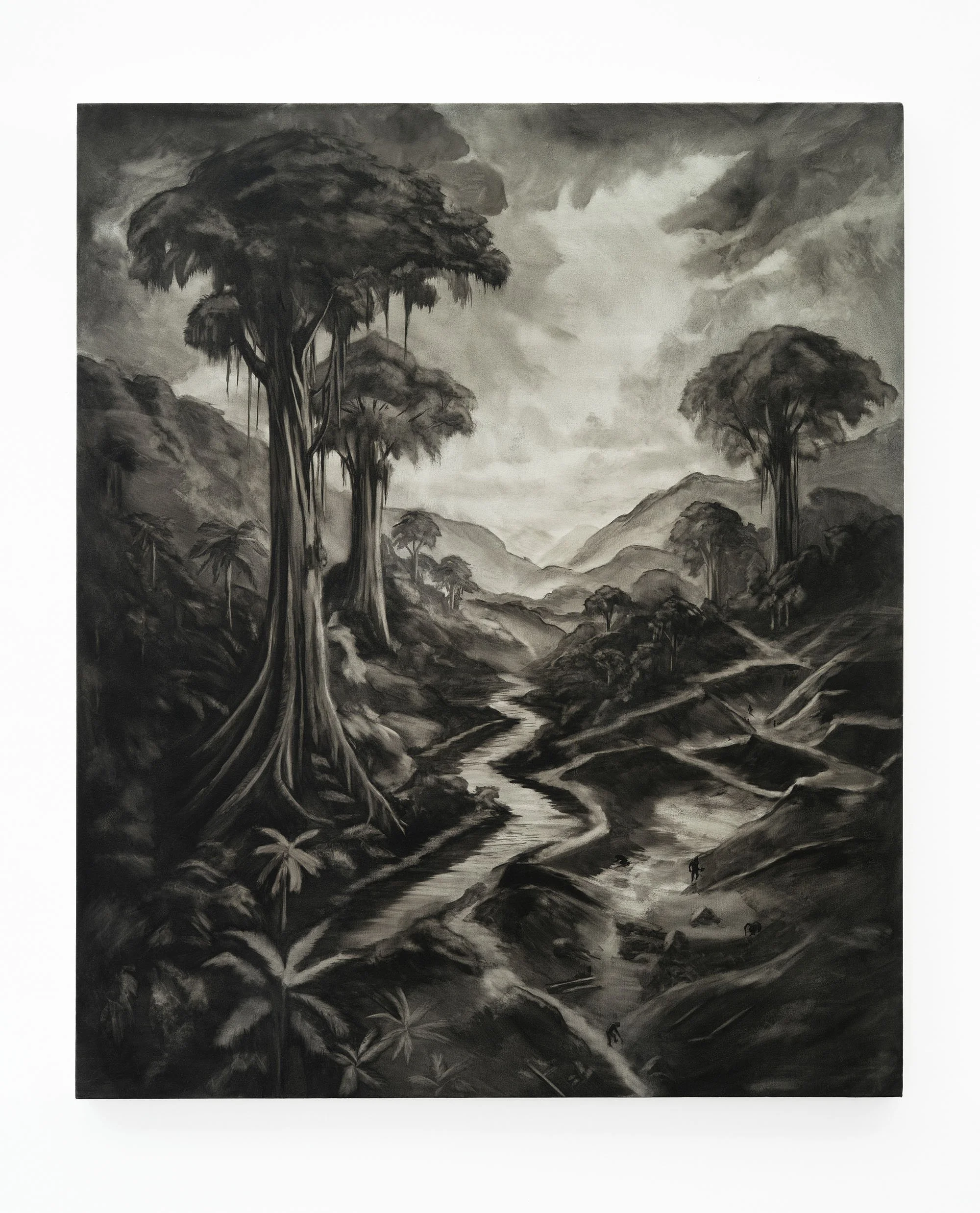  Rendered Black  
Oil on canvas 
120 × 100 cm 
£7,500 
 