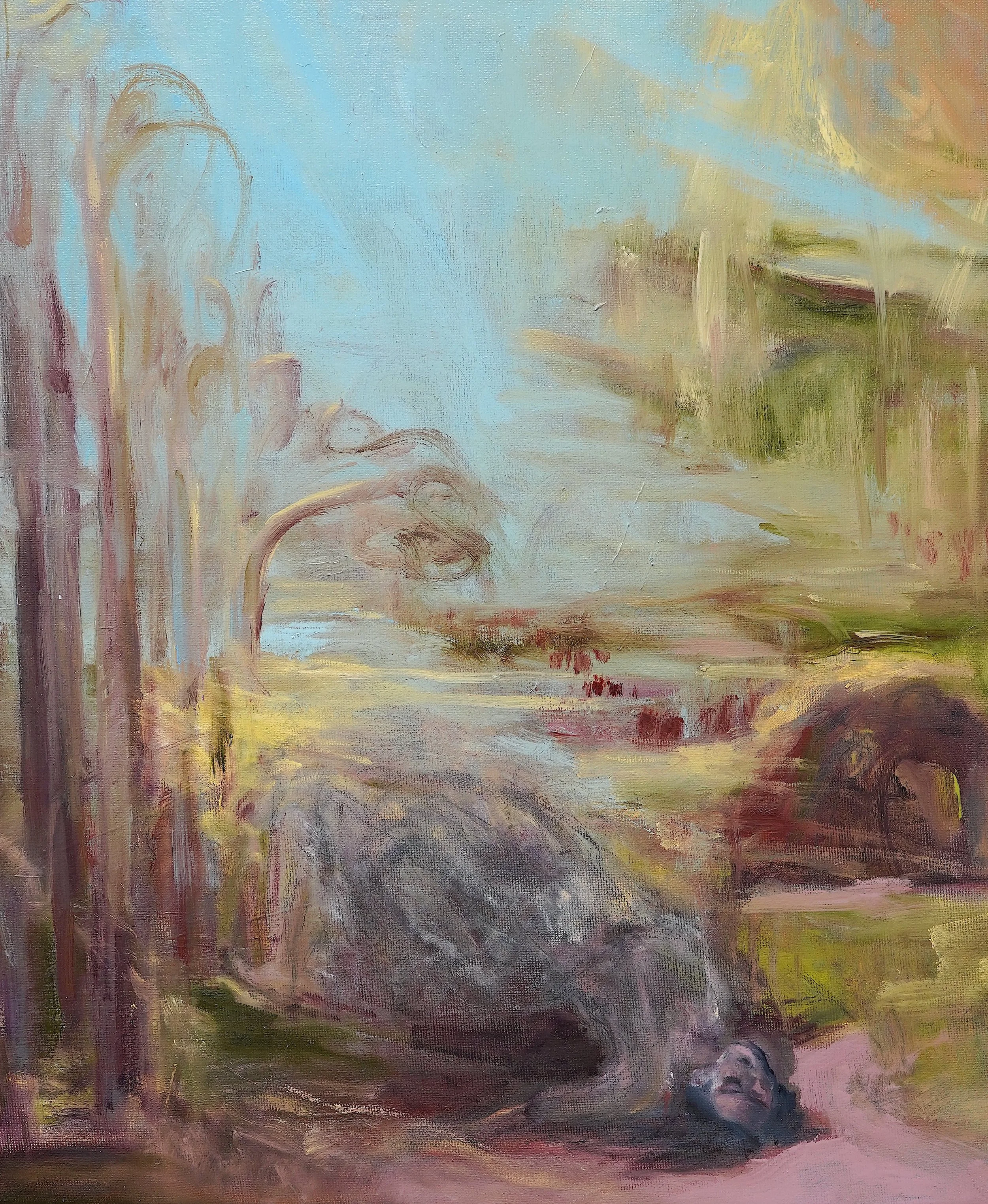 Intimate Trials, 2025, oil on canvas, 50x45 cm 