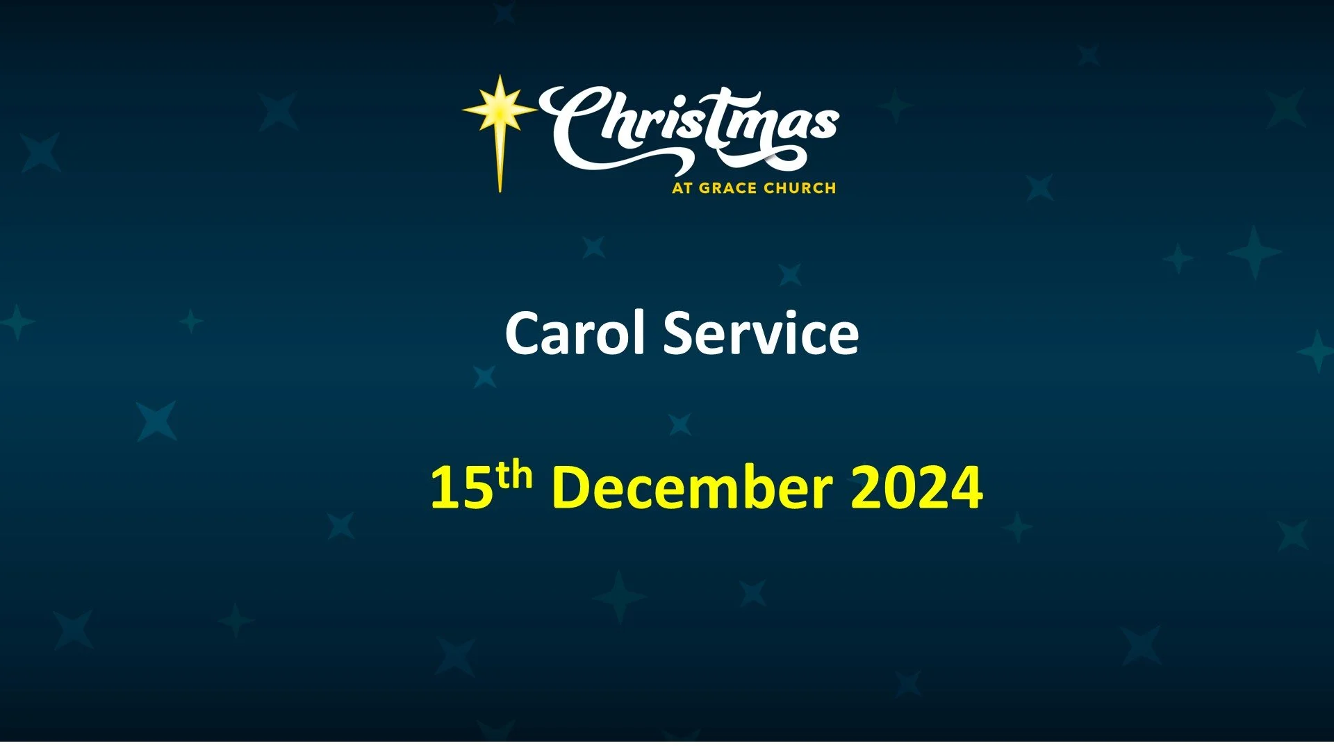 3rd Festive Sunday : Carol Service