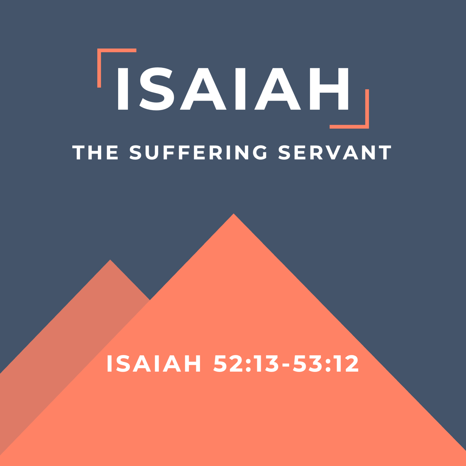 Isaiah 52&amp;53 - The Suffering Servant