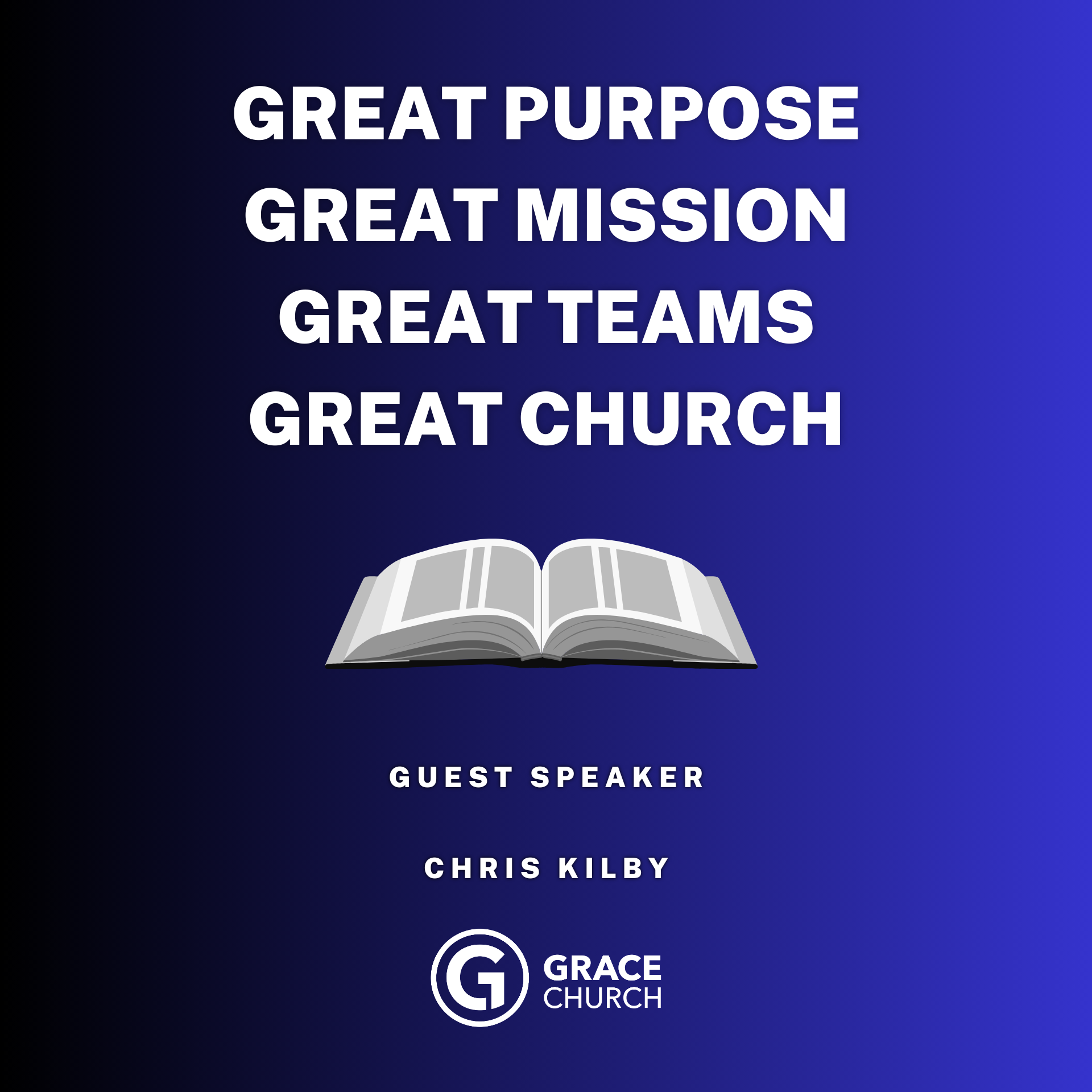 &nbsp;Great purpose, great mission, great teams, great church