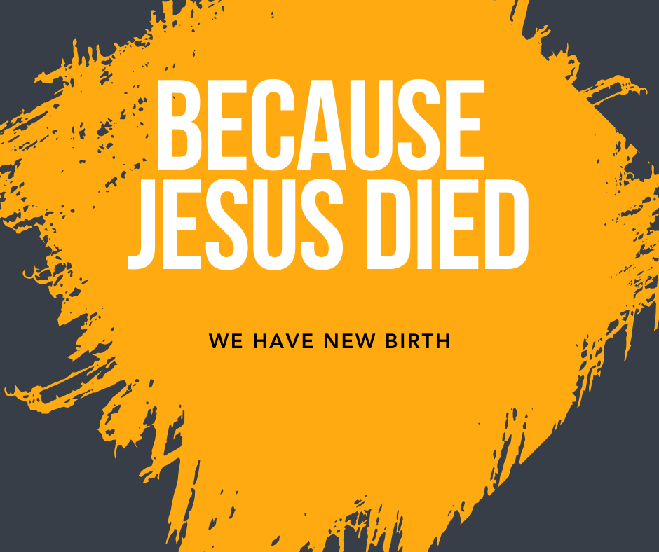 Because Jesus Died - We have New Birth
