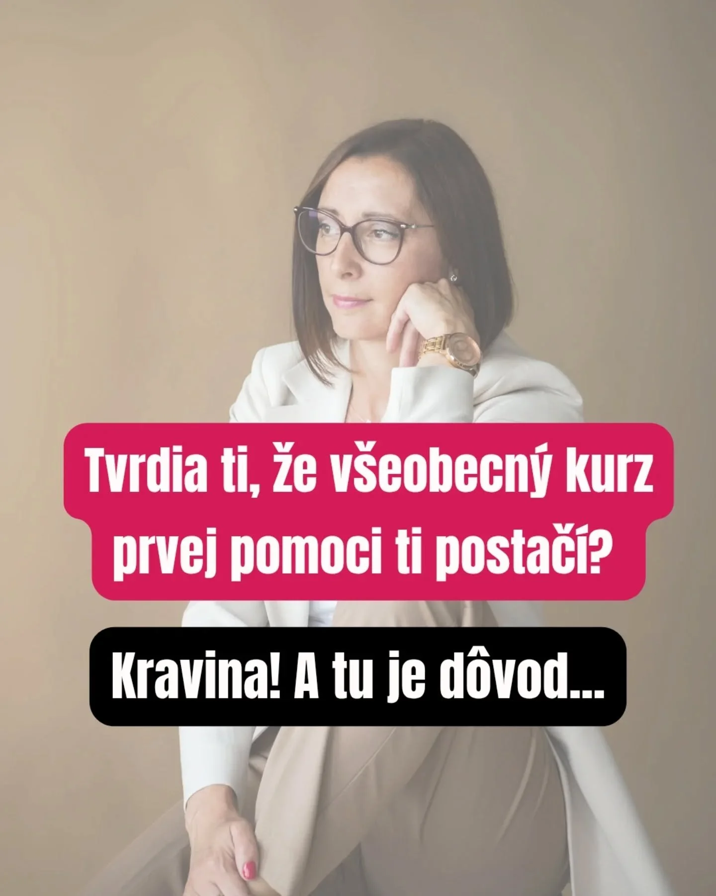 Mysl&iacute;&scaron; si, že v&scaron;eobecn&yacute; kurz
prvej pomoci ti stač&iacute;?

Nie.

Tvoja rodina nie je &ldquo;v&scaron;eobecn&aacute;&rdquo;.
M&aacute; svoje potreby, svoj rytmus,
svoje pr&iacute;behy.

Preto rob&iacute;m VIP individu&aacu