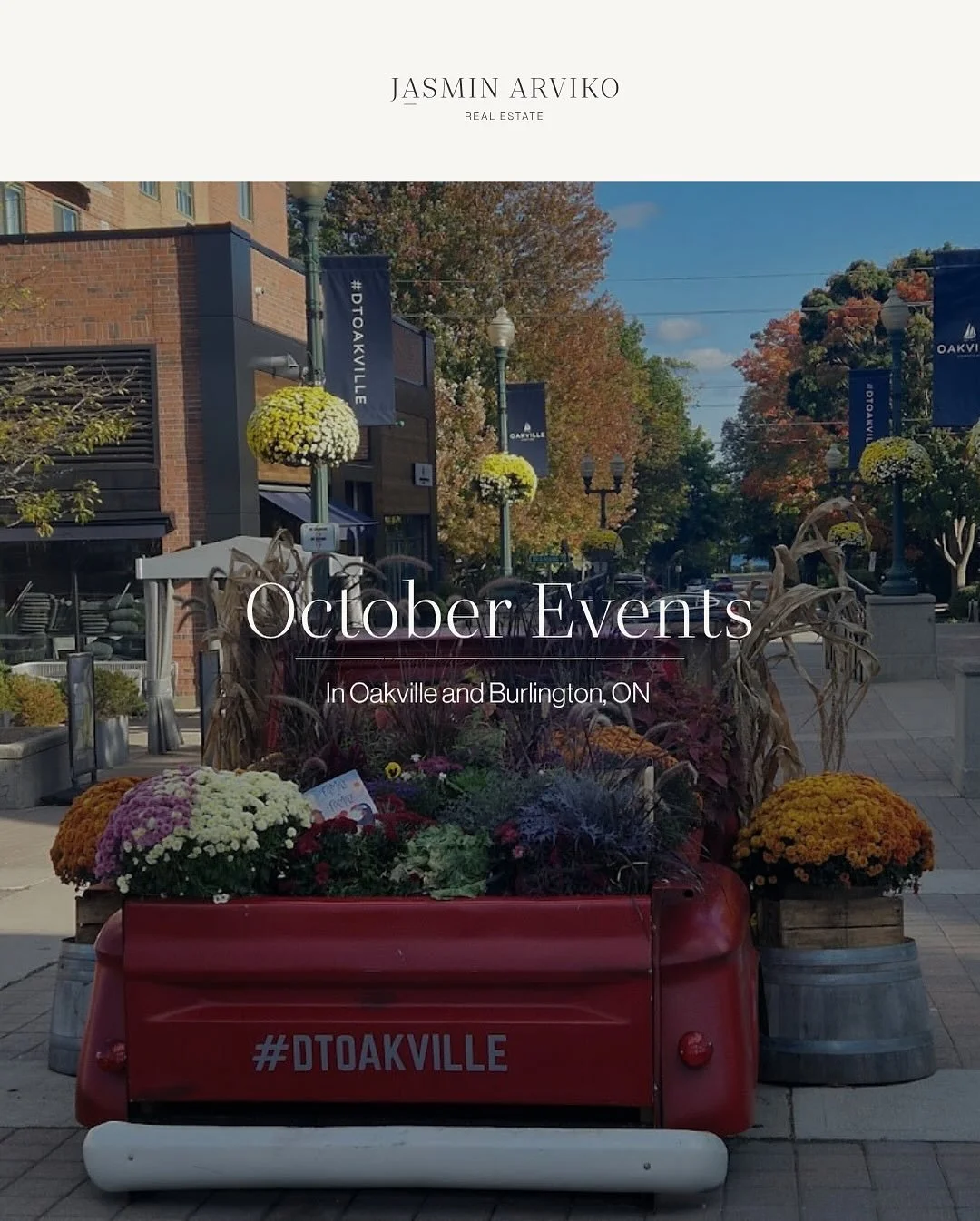 Share this post with a friend!

🎃🍂 From pumpkin parties and spooky soir&eacute;es to live music, art gallery openings, and bustling farmers markets &mdash; October in Burlington &amp; Oakville is full of events for every age and interest. Explore w