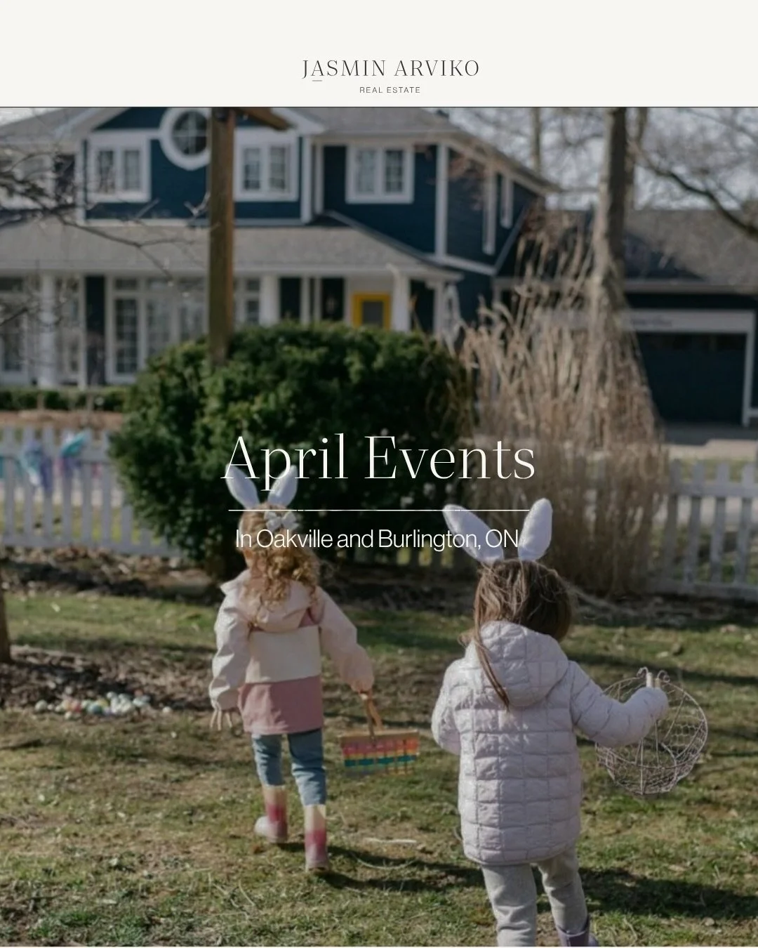 April in Halton🌷 the kind of month that reminds you why people love living here.

From Easter mornings and local markets to waterfront art, wine dinners, and spring events for every pace, Oakville and Burlington are quietly coming back to life in al