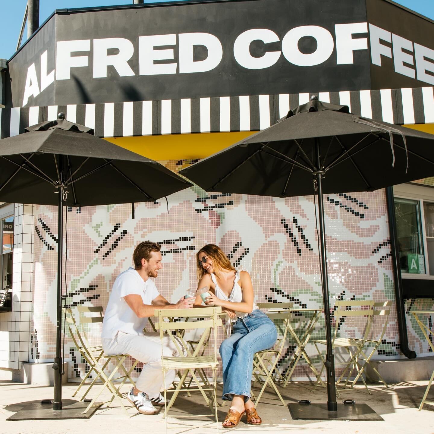Sippin&rsquo; magic at Alfred Coffee, where every cup is a love letter to coffee lovers in Burbank, LA ☕✨ #BrewingHappiness 
&hellip;
Photo by: @georgeduchannes 
&hellip;
#alfredcoffee #couples #burbank #cityofangels #losangeles #coffeelover #alfredc