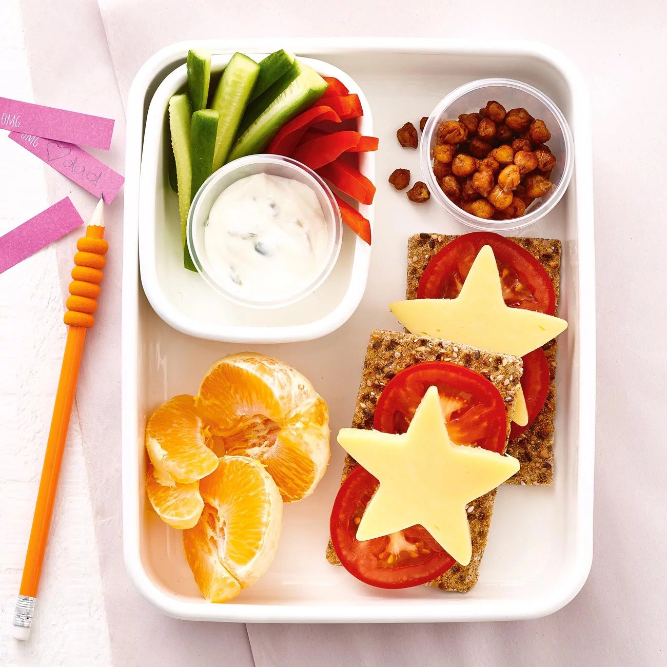 Winter School Holiday Idea: Cheese Ryvitas + Snacks