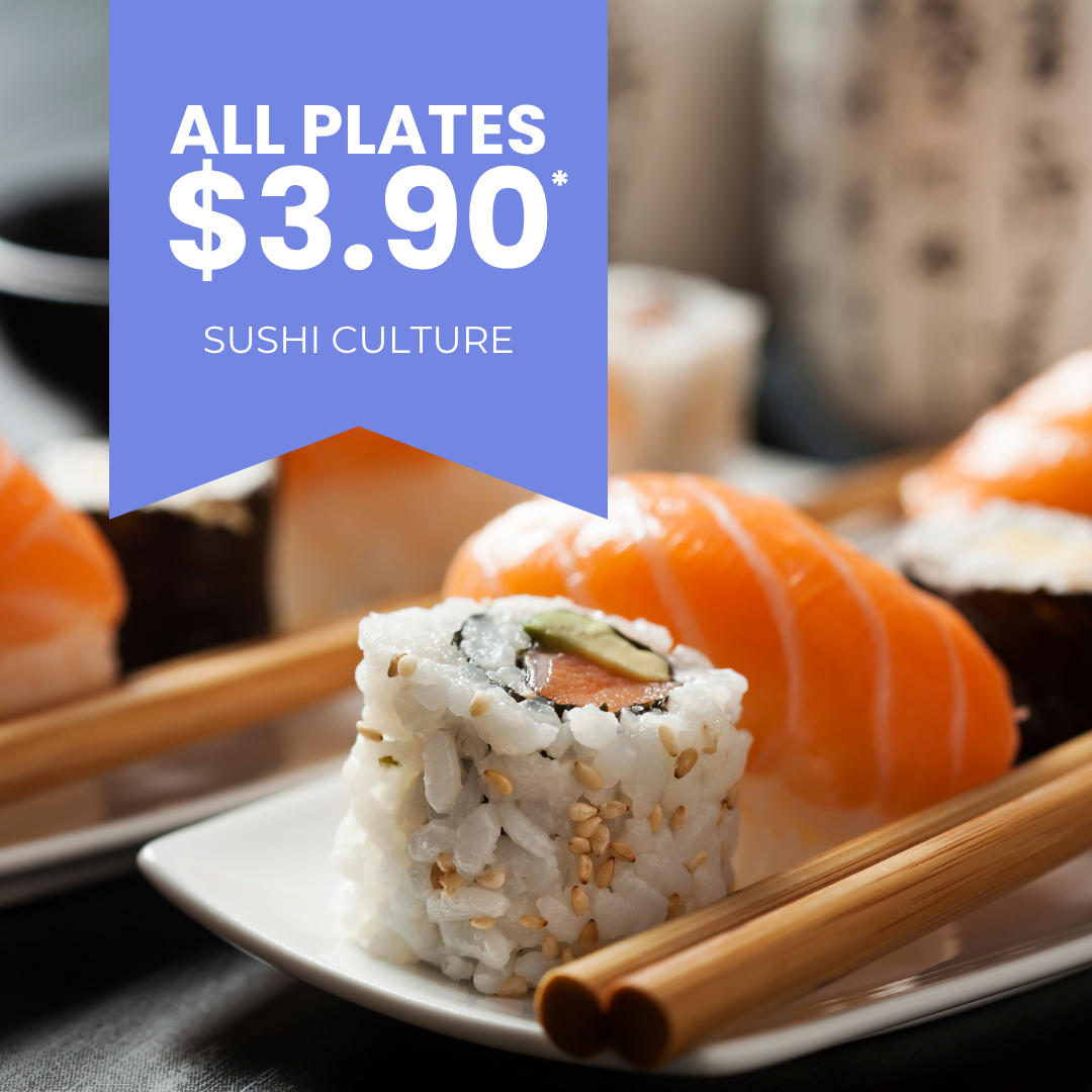 $3.90 Sushi Plates Are Calling