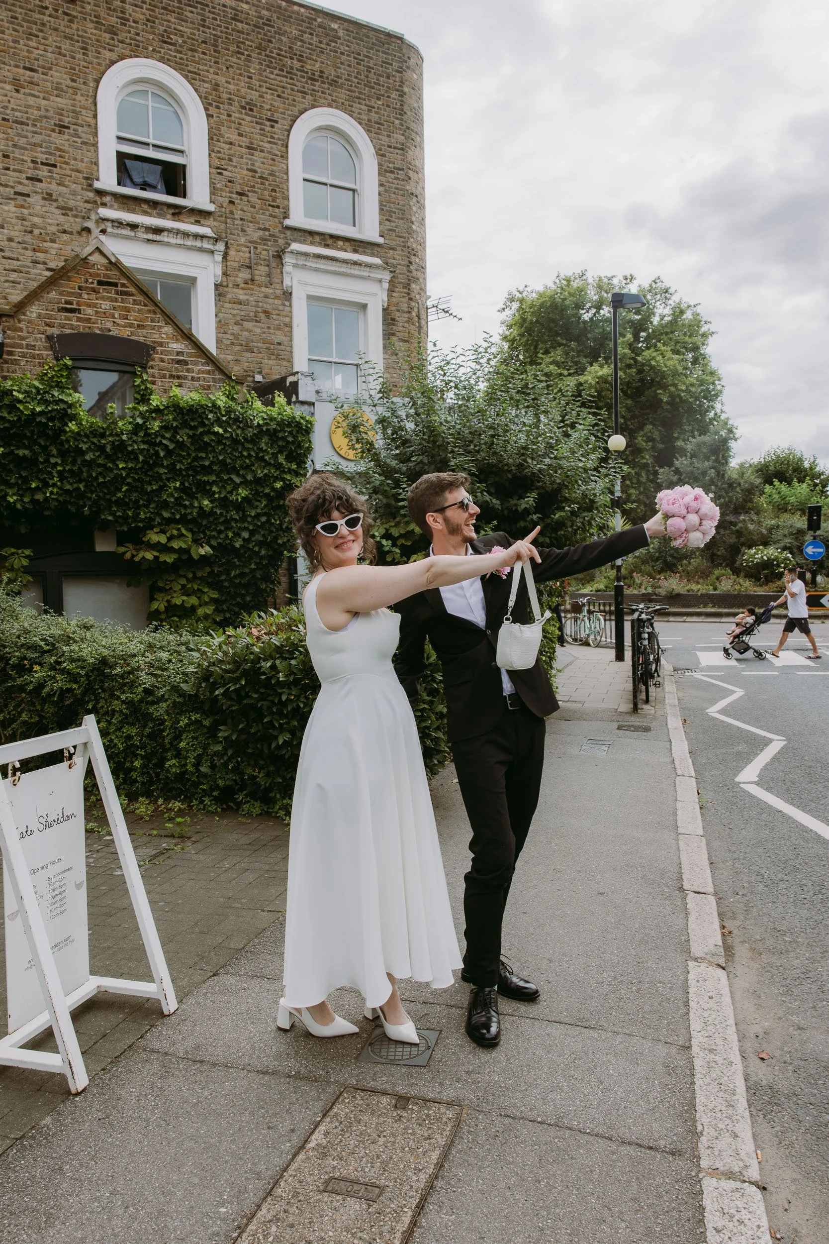 newly wed couple at victoria park village