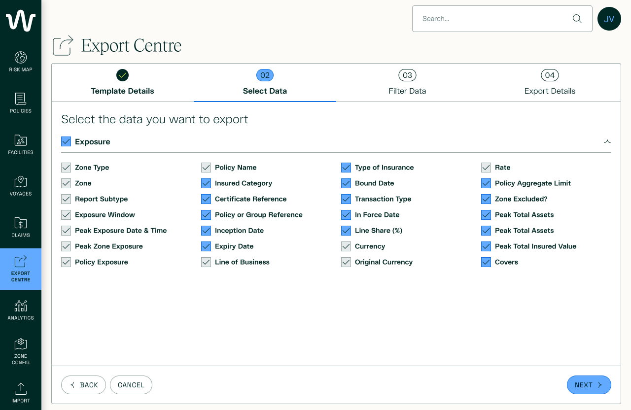 Creating the Export Centre