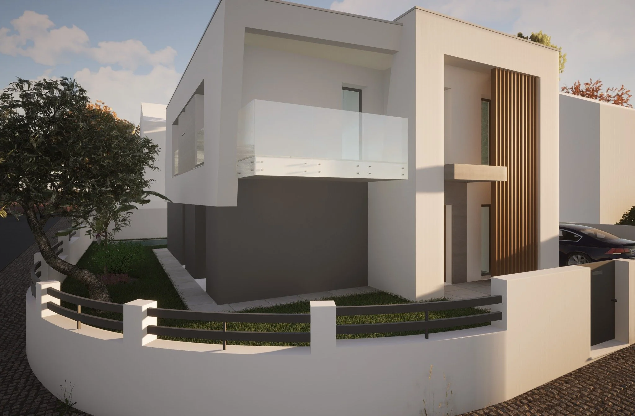 Render 3D para novo projeto no portf&oacute;lio ARQ_403 na Quinta da Morgadinha, na Charneca da Caparica em Almada. Moradia de 2 pisos, com garagem e piscina #logikevidence #logikevidencearquitetura
.
.
.
#architecture #archilovers #design #architect