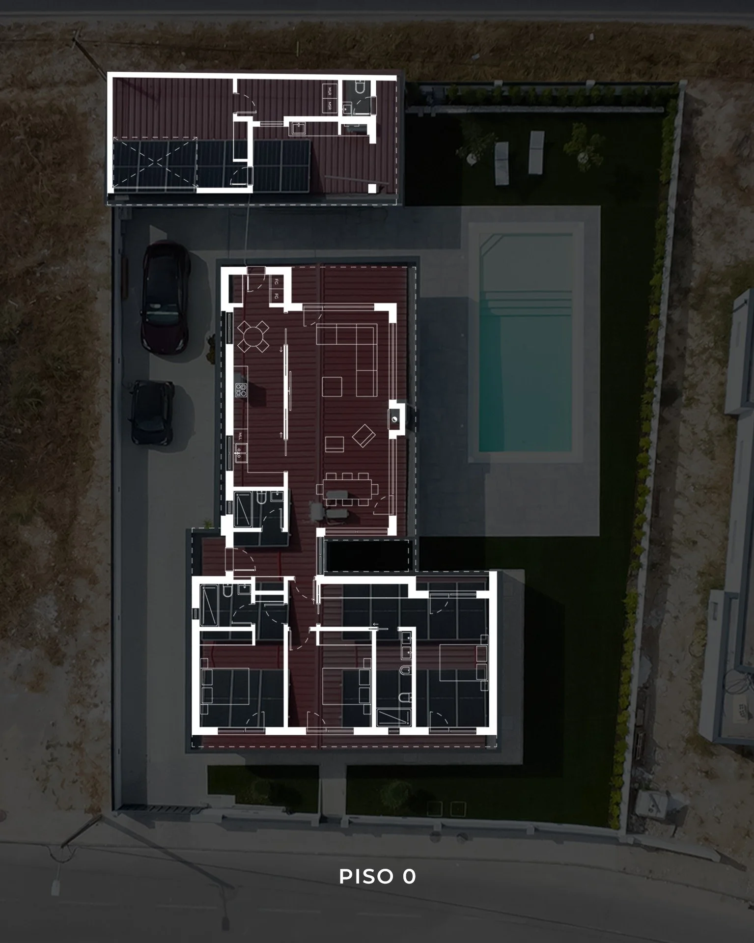 Projeto da Logikevidence para Moradia T&eacute;rrea na Quinta do Anjo, em Palmela 📐 #logikevidence #logikevidencearquitetura
.
.
.
#arquitetura #projetoarquitetura #arquiteturaportugal #quintadoanjo #palmela #portugal #dji #projetoacabado #arquitetu