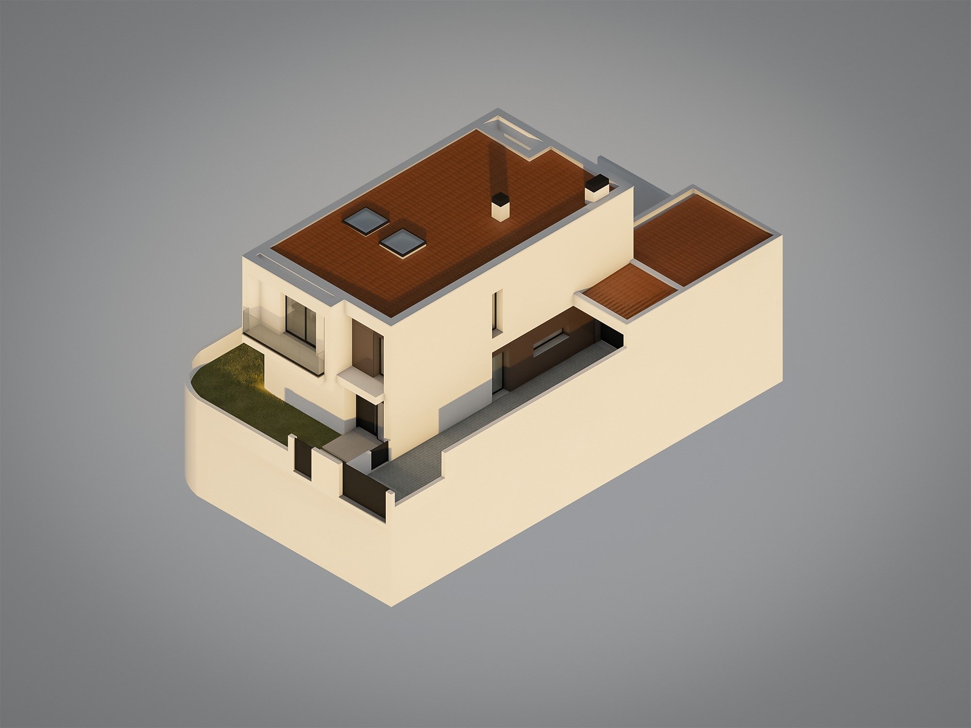 Isometria 3D de um projeto j&aacute; em portf&oacute;lio 👉 ARQ_466
Moradia de 2 pisos, com garagem e piscina situada na Aroeira, em Almada #logikevidence #logikevidencearquitetura
.
.
.
#arquitetura #isometricView #GRAPHISOFT #Archicad #render #rend