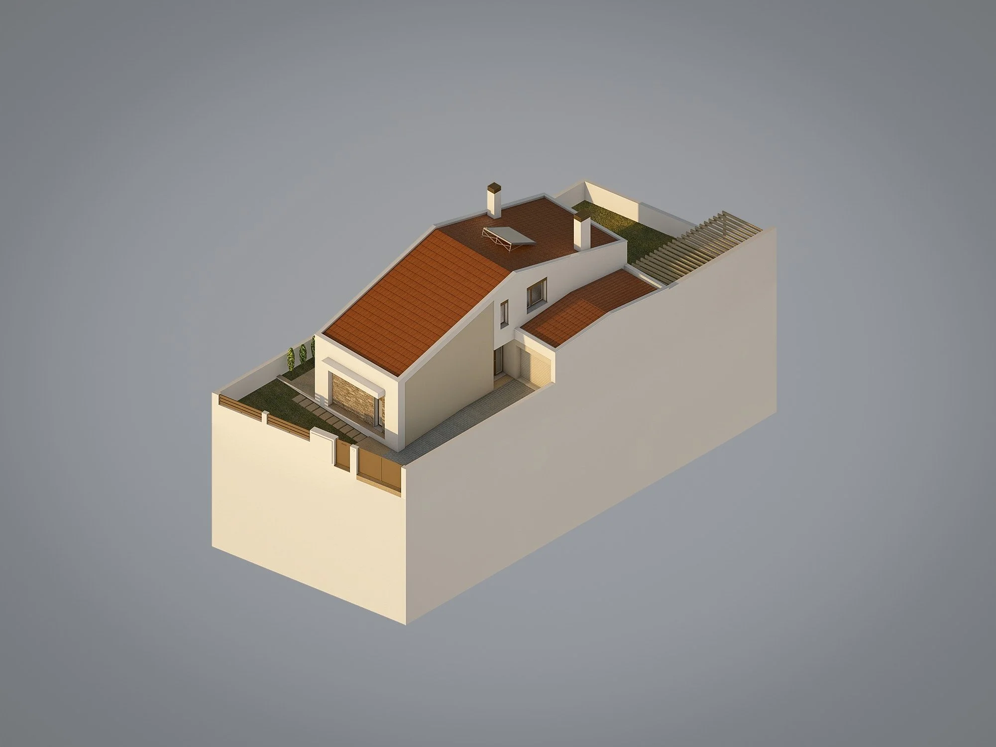 Isometria 3D de um projeto j&aacute; em portf&oacute;lio 👉 ARQ_456
Moradia de 2 pisos, com garagem situada em Brejos de Azeit&atilde;o, em Set&uacute;bal #logikevidence #logikevidencearquitetura
.
.
.
#arquitetura #isometricView #GRAPHISOFT #Archica