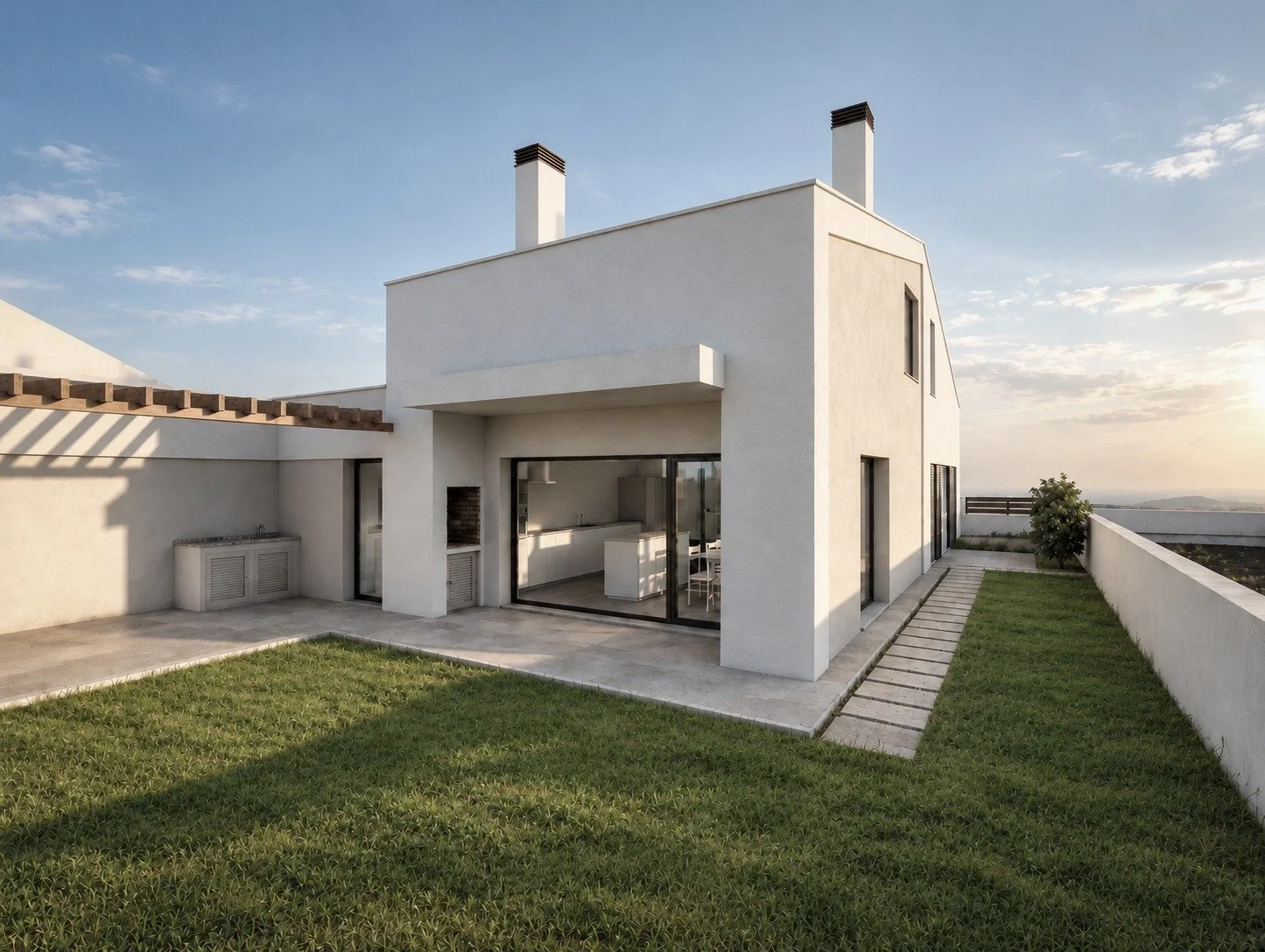 Render de Moradia de 2 pisos, com garagem situada em Brejos de Azeit&atilde;o, em Set&uacute;bal #logikevidence #logikevidencearquitetura
.
.
.
#arquitetura  #render #render3D #architecture #azeitao #arquiteturaazeitao
