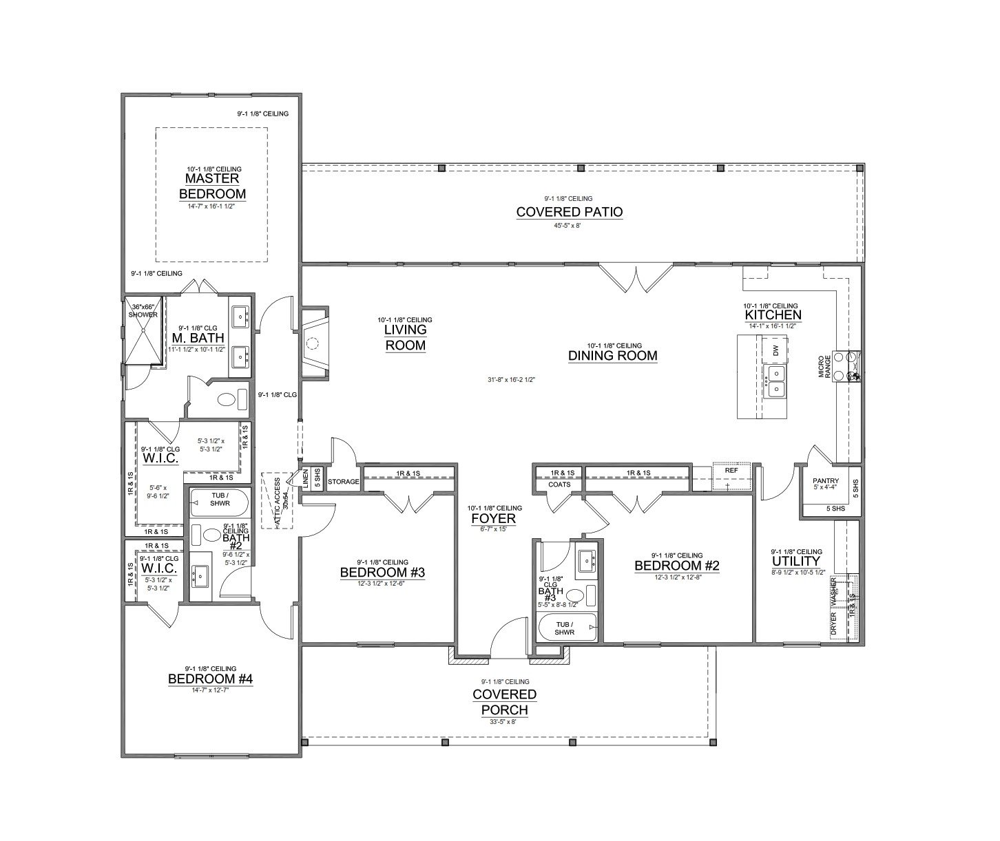 The Jayton 2,204 sq.ft. — Texas Modern Farmhouse Plans