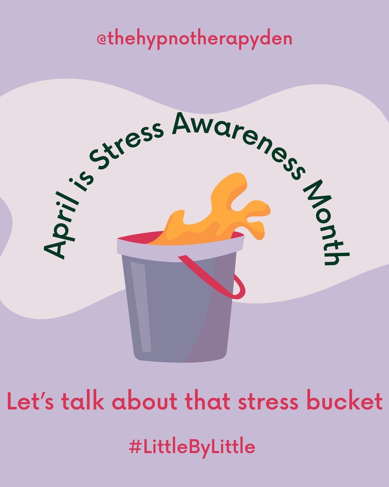 🪣 The concept of the &lsquo;stress bucket&rsquo; is a powerful visual that I often use with my clients. Negative thoughts and emotions whether in reality or not, can lead to anxiety and stress. If these are not managed and processed correctly, they 