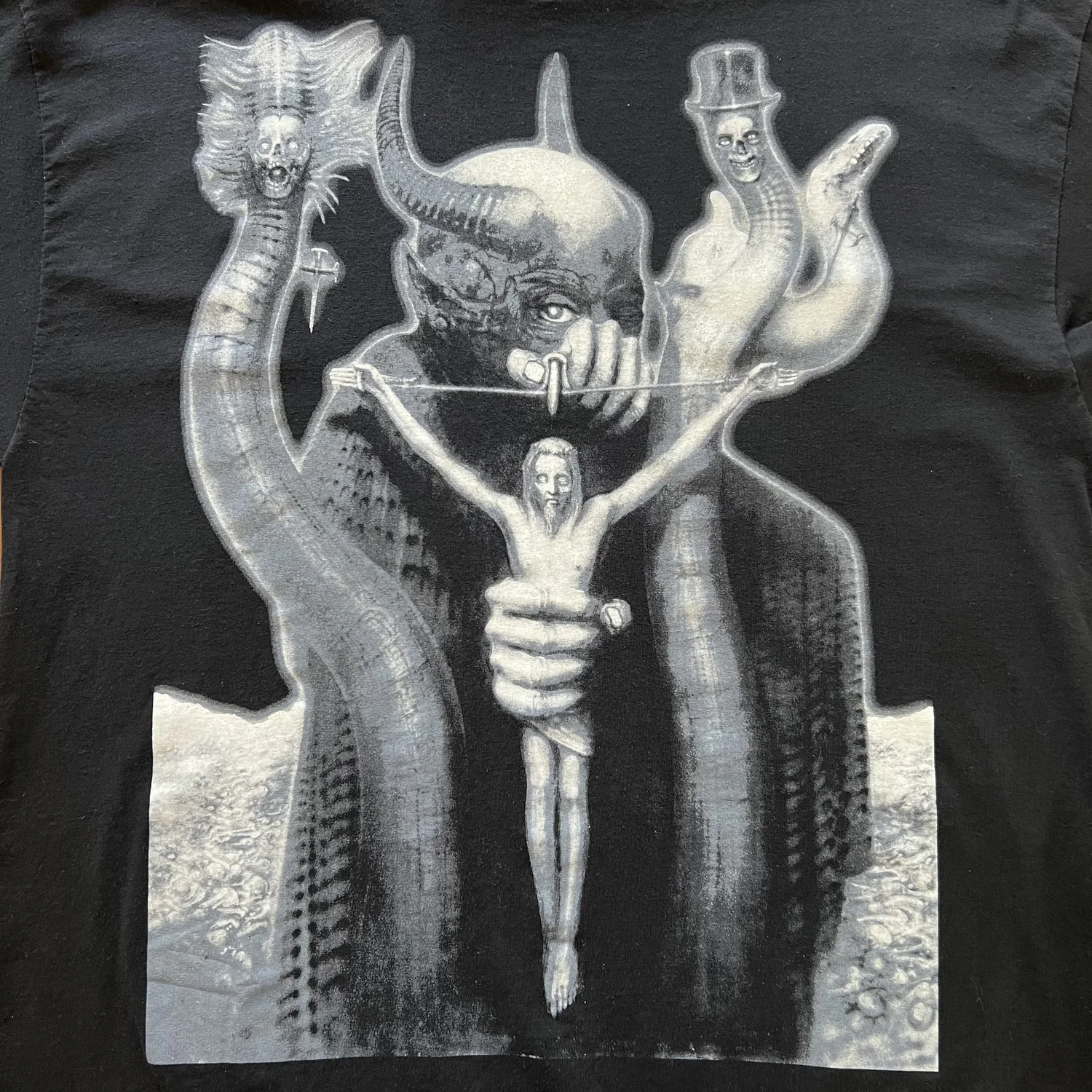 Y2K Celtic Frost to Mega Therion H.R. Geiger 4 Sided Long Sleeve 