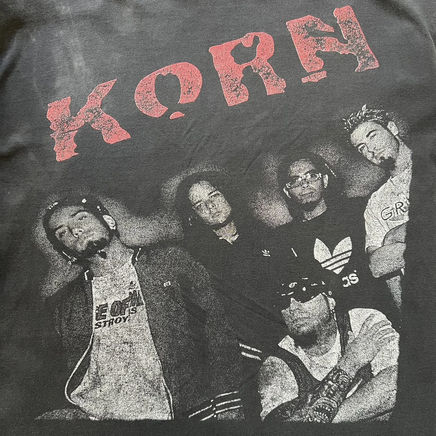 90s Korn Follow The Leader European Boot Faded and Thrashed 