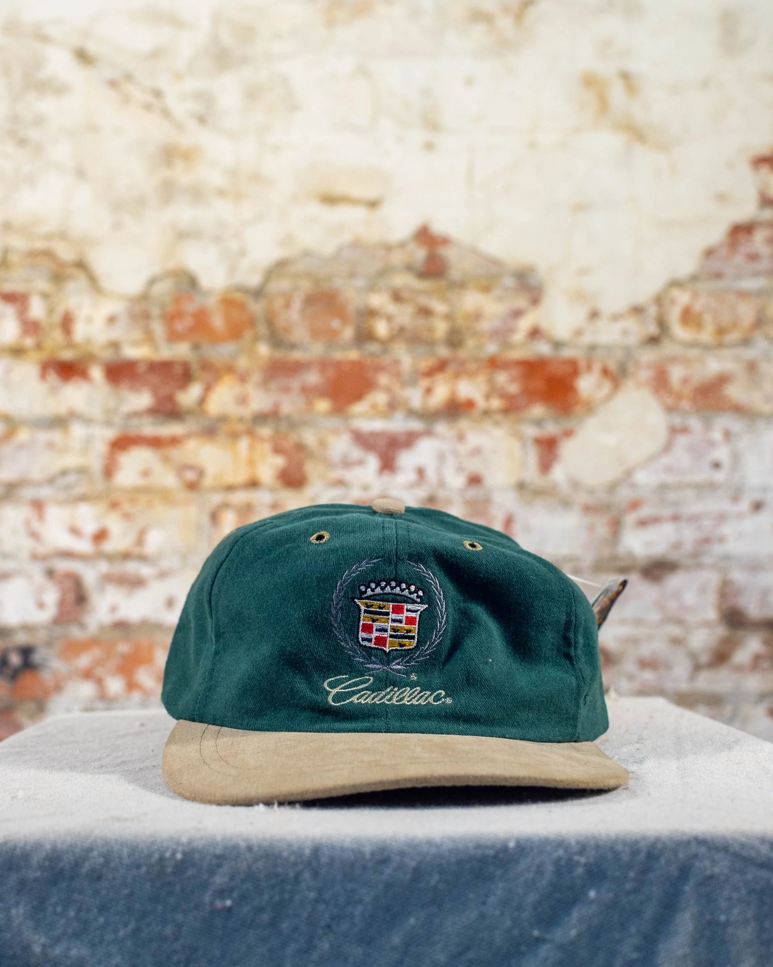 90S Cadillac Green Hat