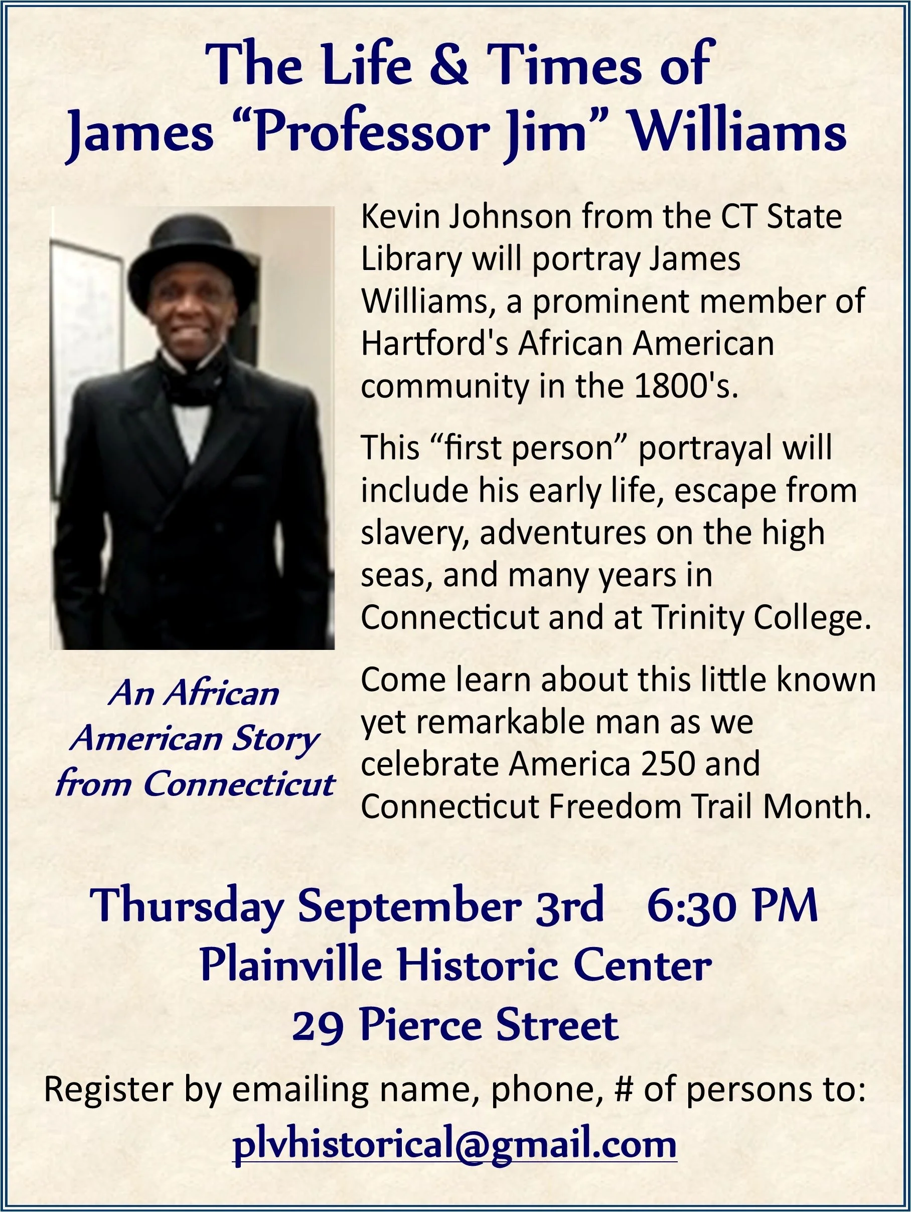 The Life & Times of James "Professor Jim" Williams