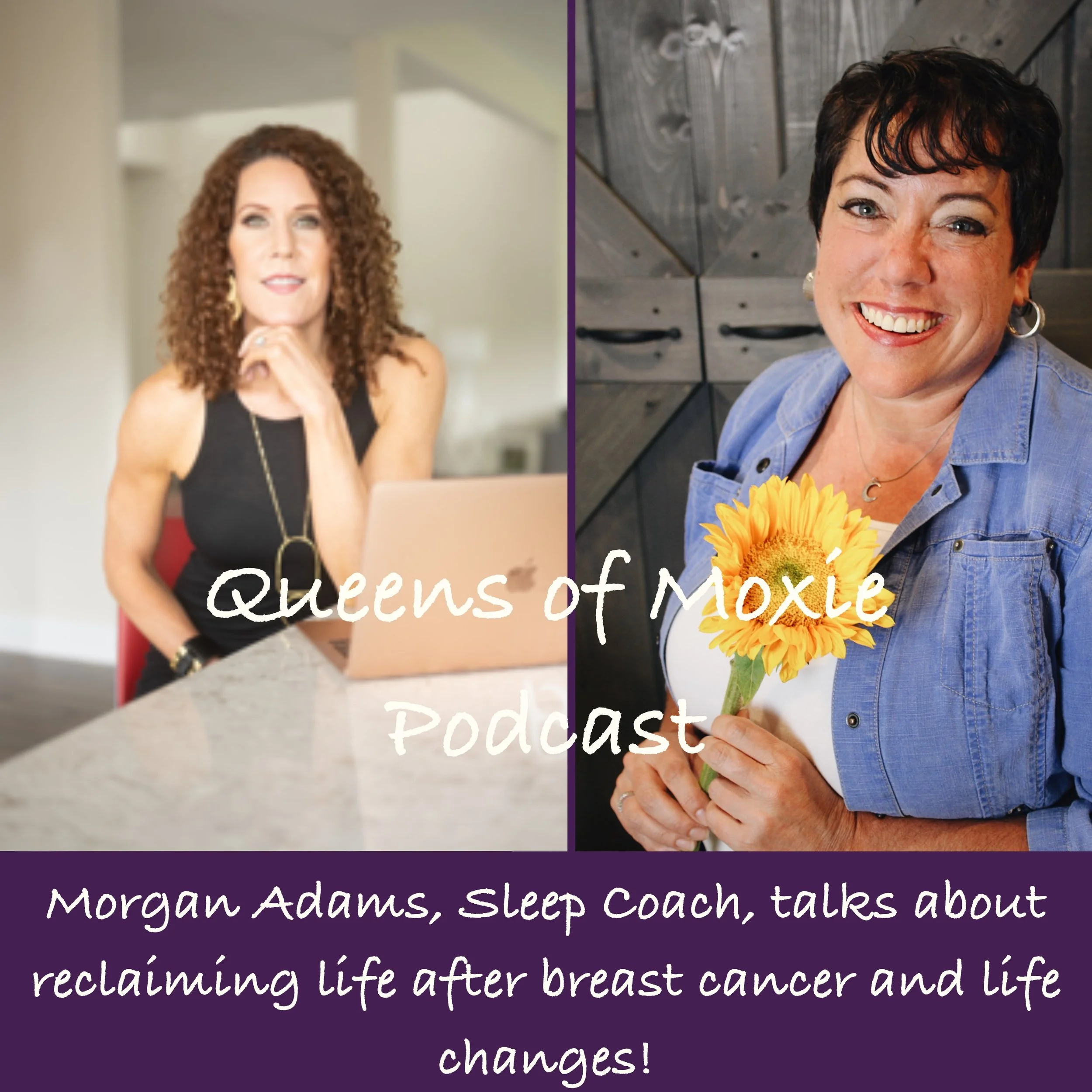 podcast cover with morgan adams