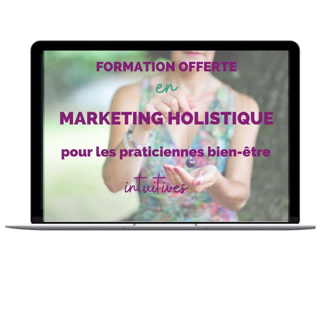 FORMATION OFFERTE EN MARKETING HOLISTIQUE pour les coachs et praticiennes du bien-&ecirc;tre intuitives

✔️Tu es coach, th&eacute;rapeute ou praticienne du bien-&ecirc;tre ? 
✔️Je me trompe ... ou bien tu es confuse 🤔par les actions &agrave; mettre 
