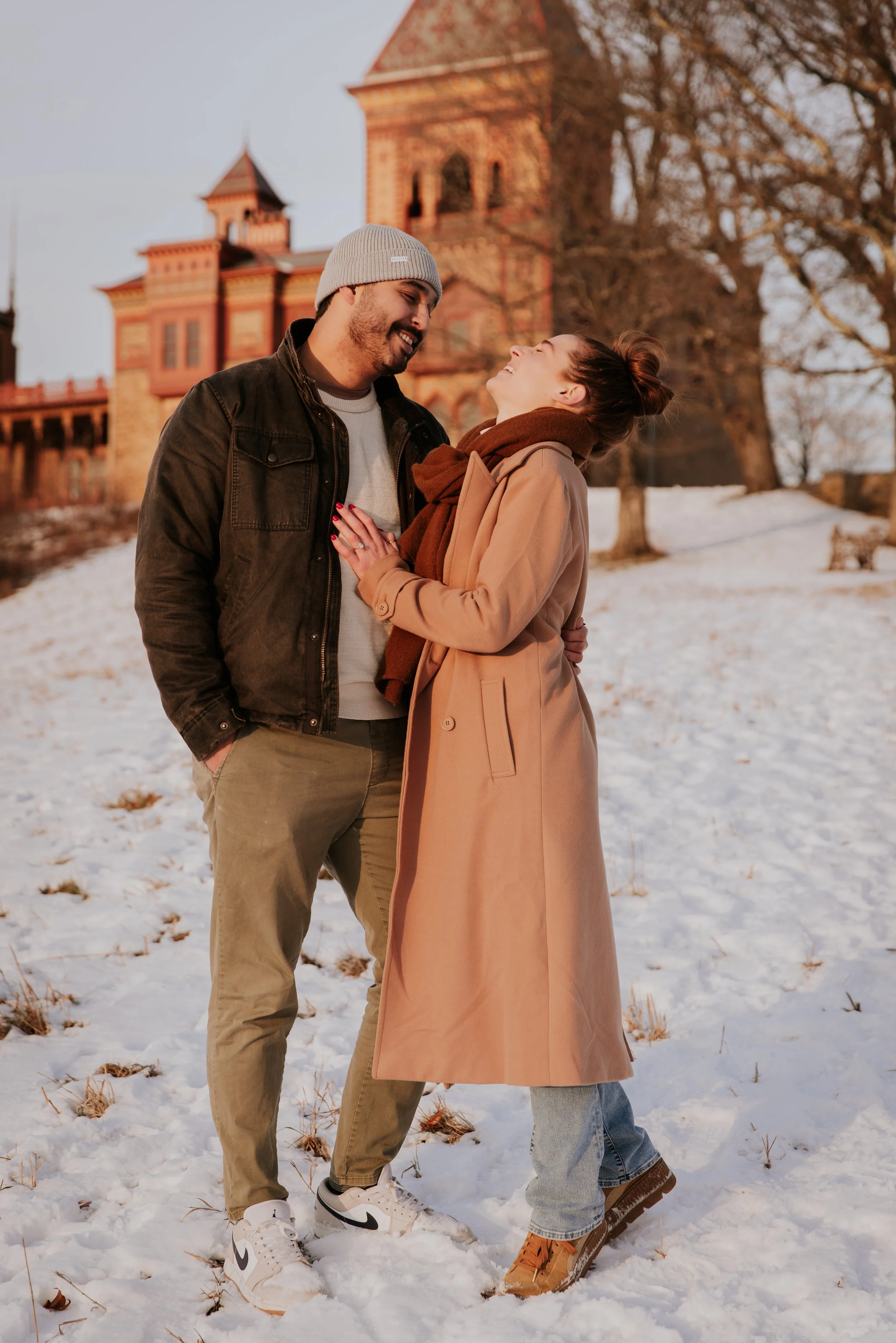 Winter Sunset Proposal over the Hudson River-12.jpg