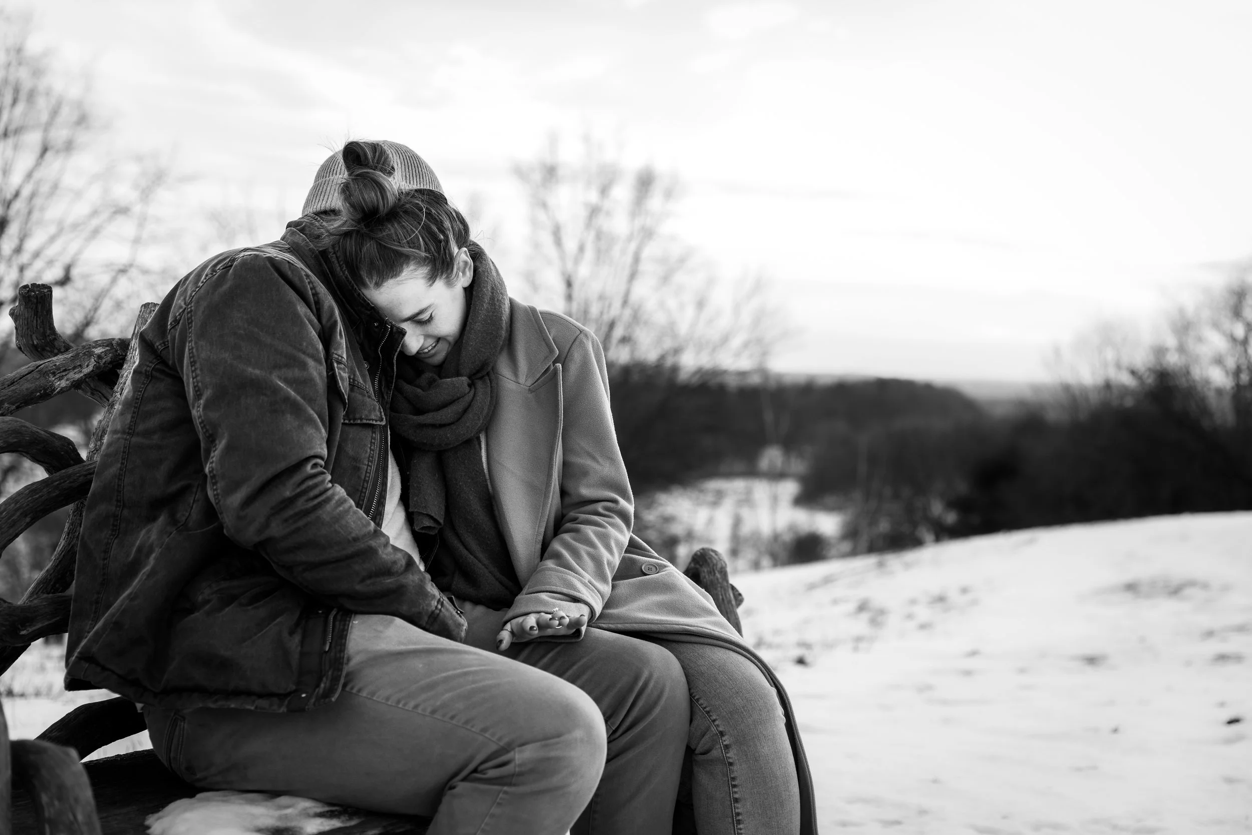 Winter Sunset Proposal over the Hudson River-15.jpg