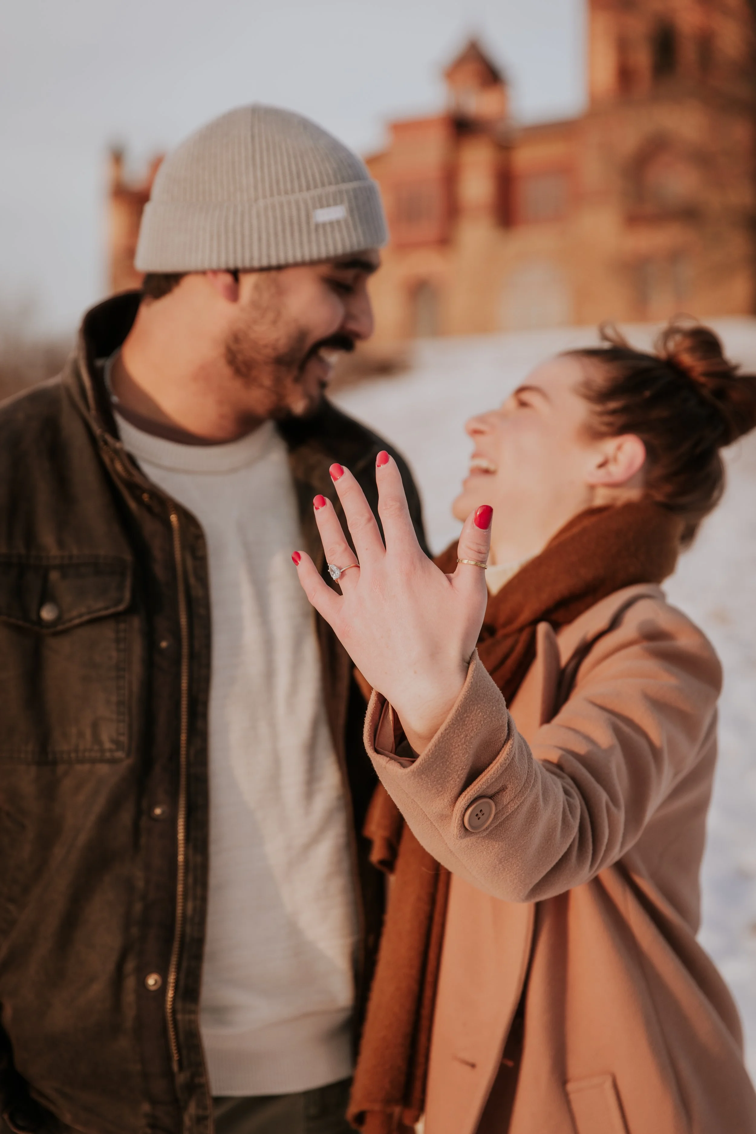 Winter Sunset Proposal over the Hudson River-13.jpg