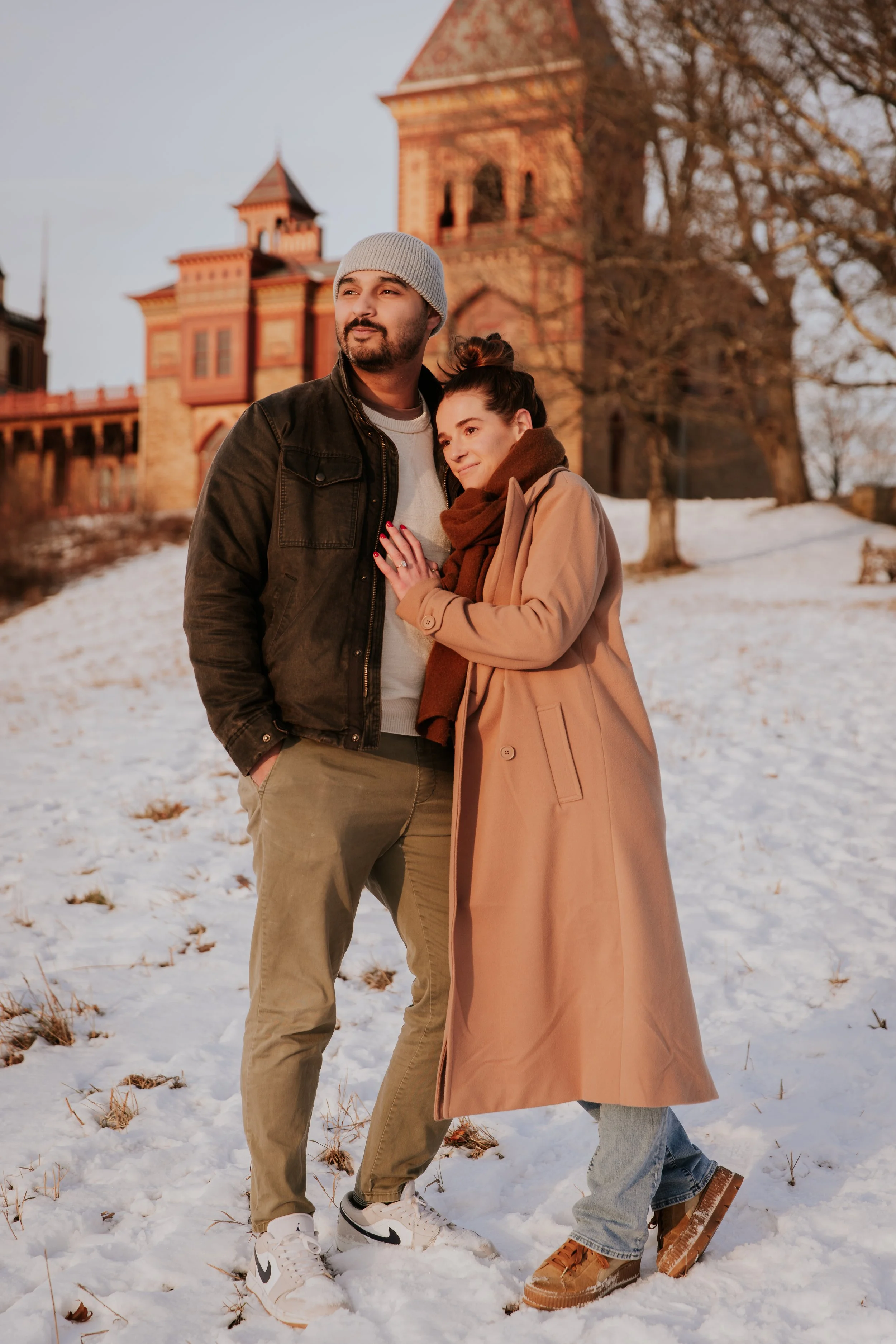 Winter Sunset Proposal over the Hudson River-11.jpg