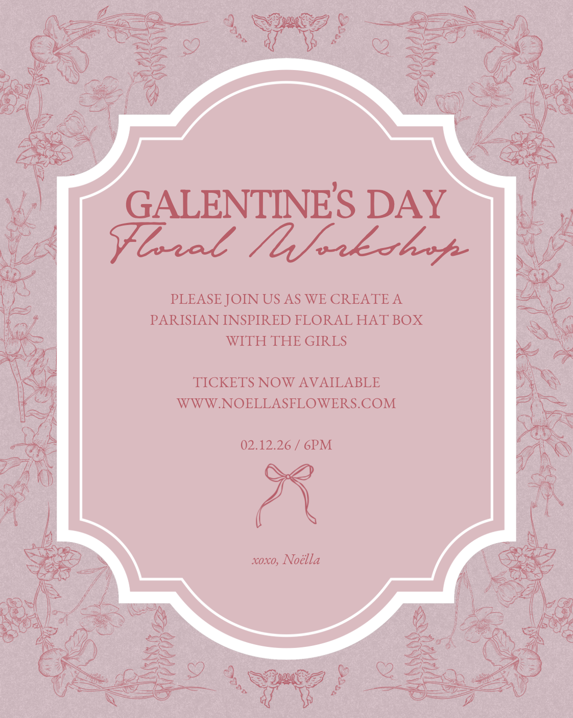 Floral Hat Box: A Noëlla’s Galentines Experience