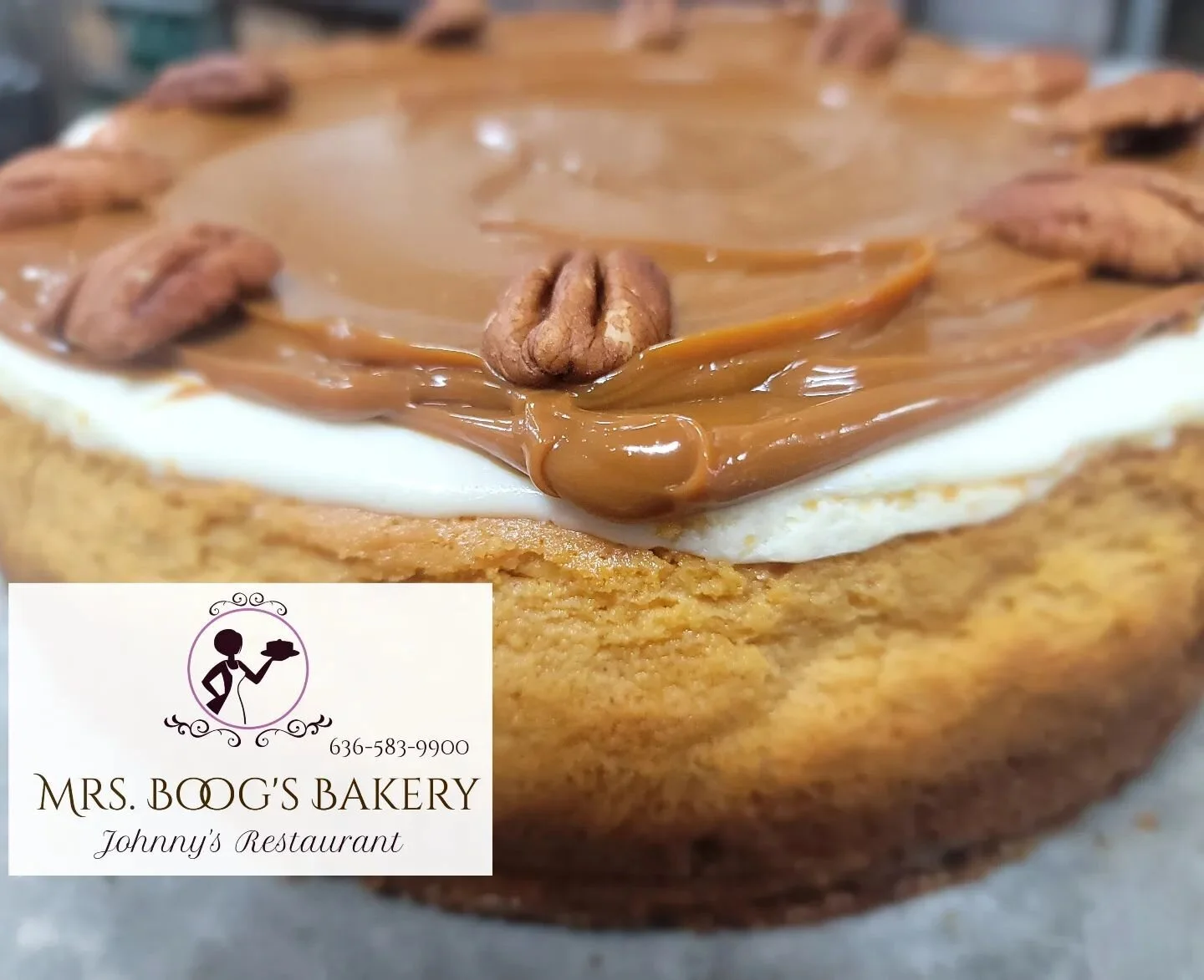 Dulce de Leche Pumpkin Mousse Cheesecake 

Get ready for the holidays! 
This pumpkin cheesecake is topped with a creamy sweet cream,  topped with homemade Dulce de Leche caramel.  For the crust I made a graham cracker and pecan pie filling ! This is 